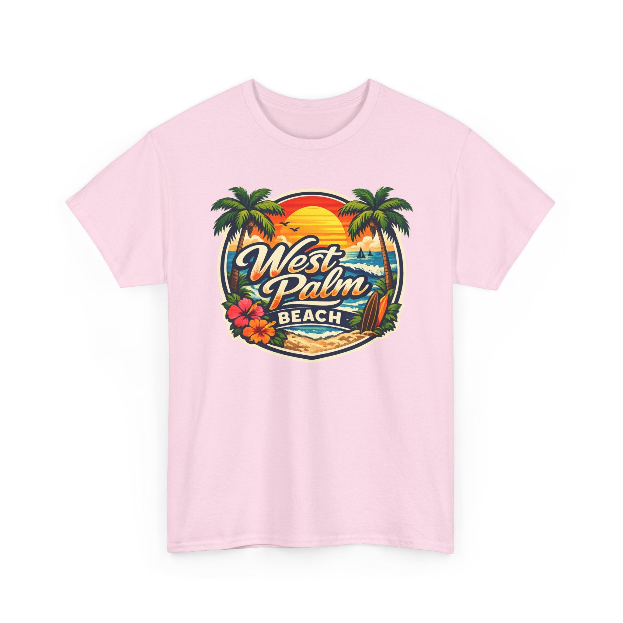 West Palm Beach Retro Sunset T-Shirt