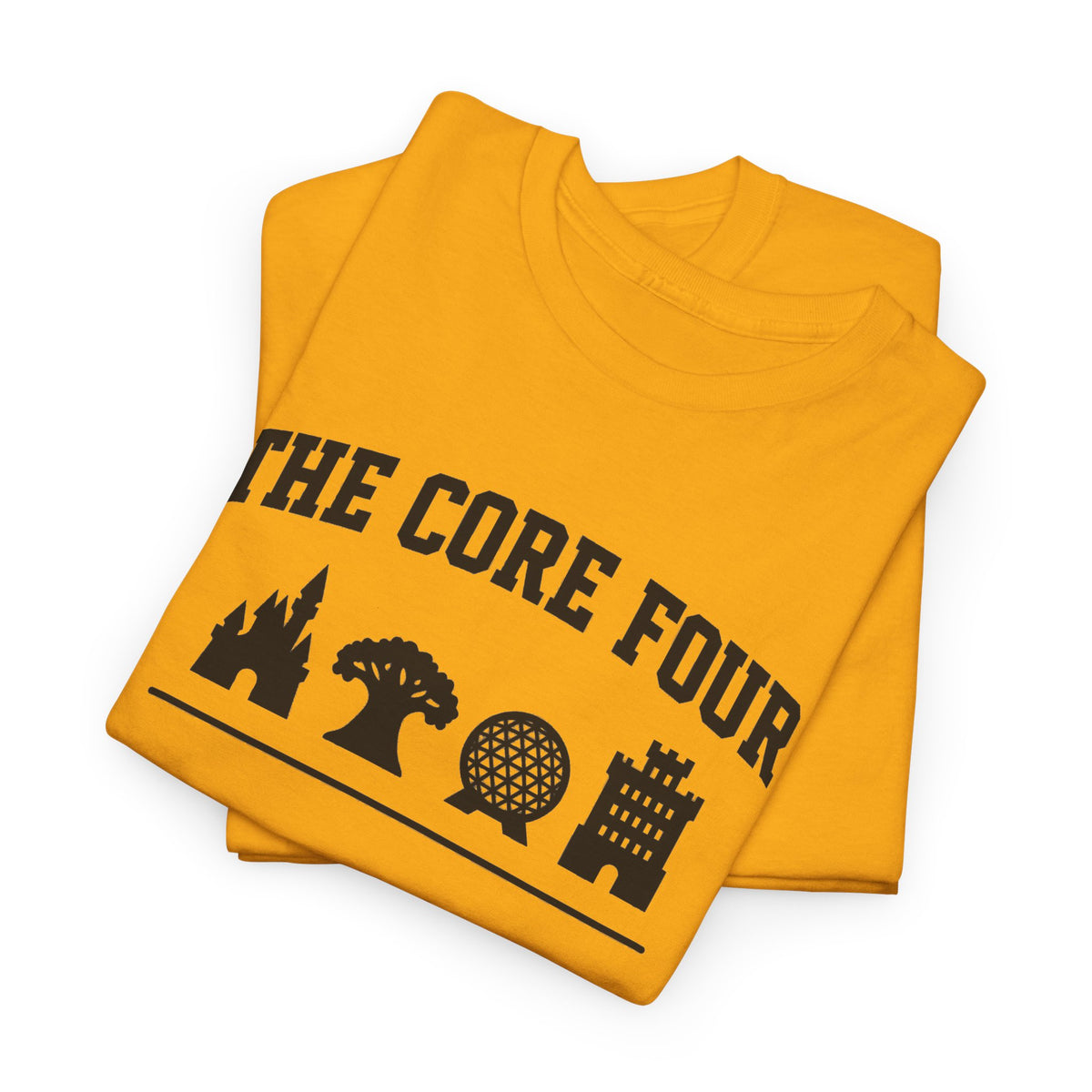 The Core Four Walt Disney World Unisex Heavy Cotton Tee