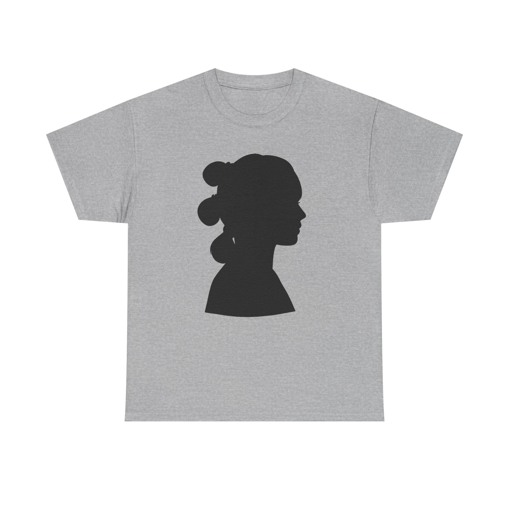 Princess Leia Star Wars Silhouette Profile Tee — Classic Portrait T‑Shirt