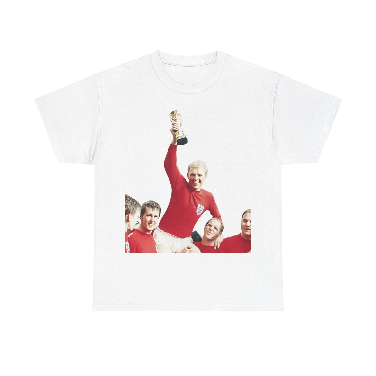 England 1966 World Cup Winners Tee — Retro Team Celebration T-Shirt