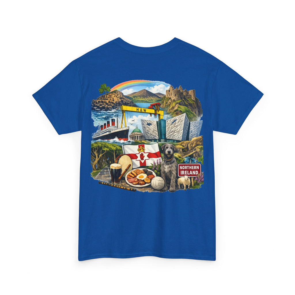 Northern Ireland Collage Tee — "Make Northern Ireland Great Again" Graphic T-Shirt