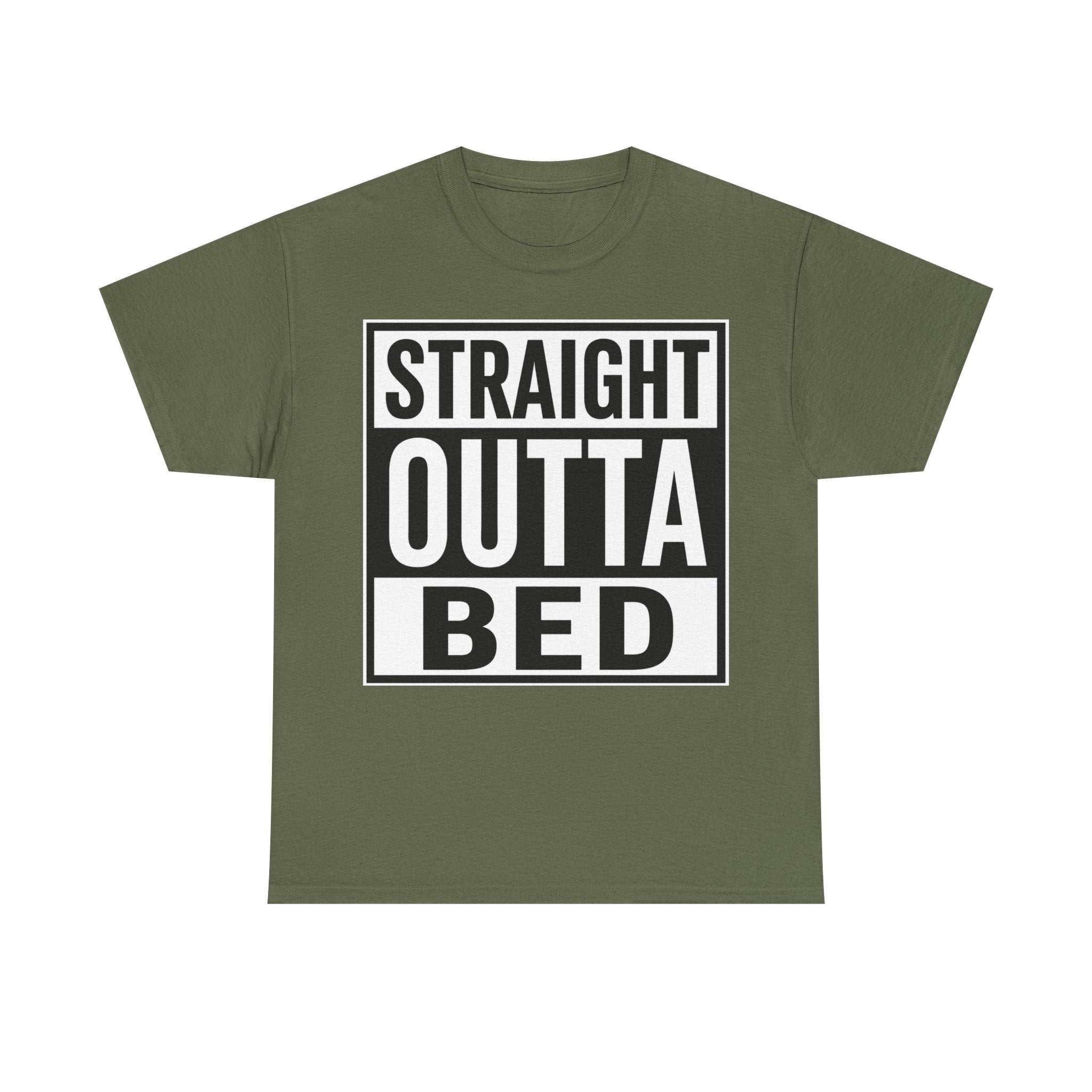 Straight Outta Bed T-Shirt — Funny Morning Graphic Tee