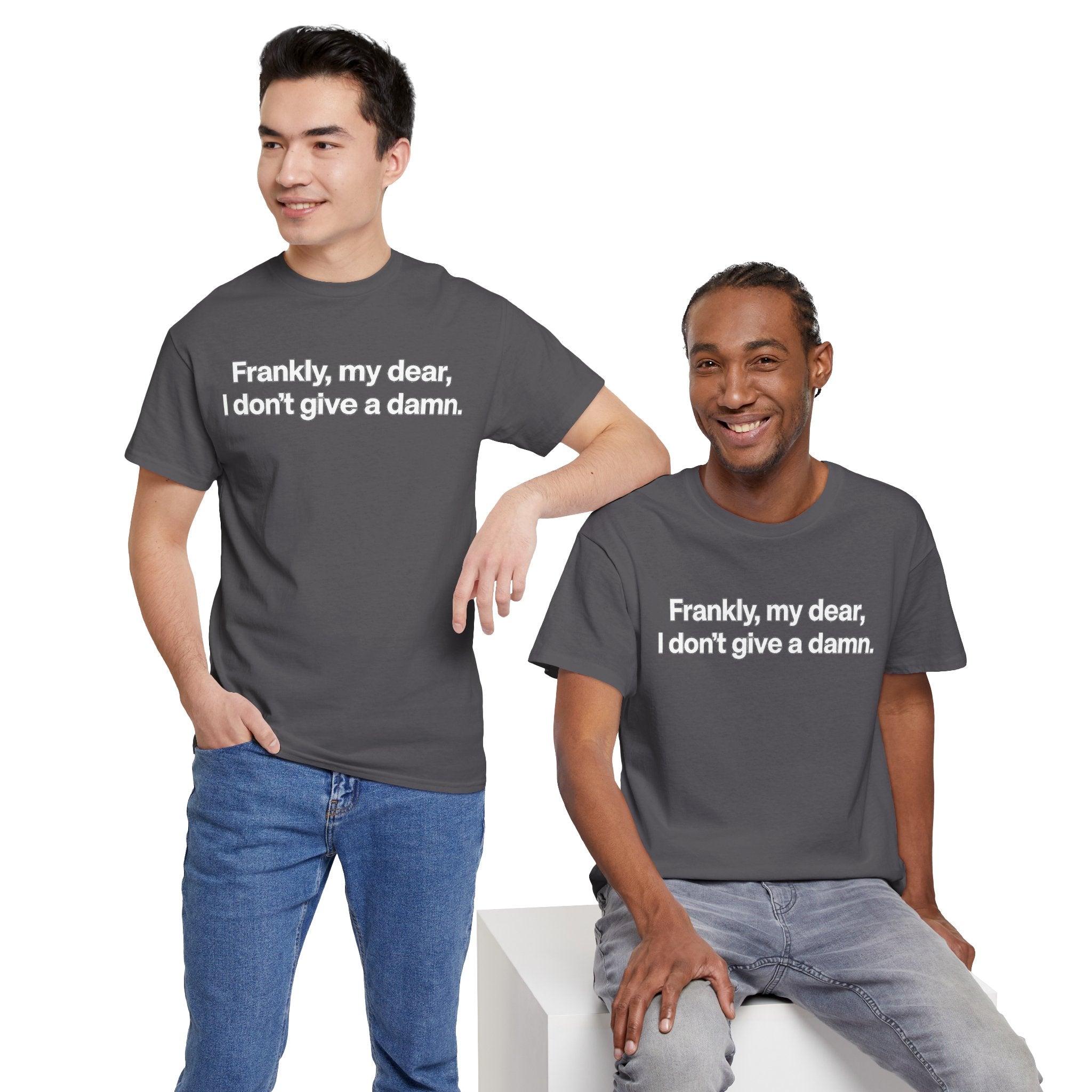 Frankly, My Dear Tee — Classic Quote Graphic T‑Shirt