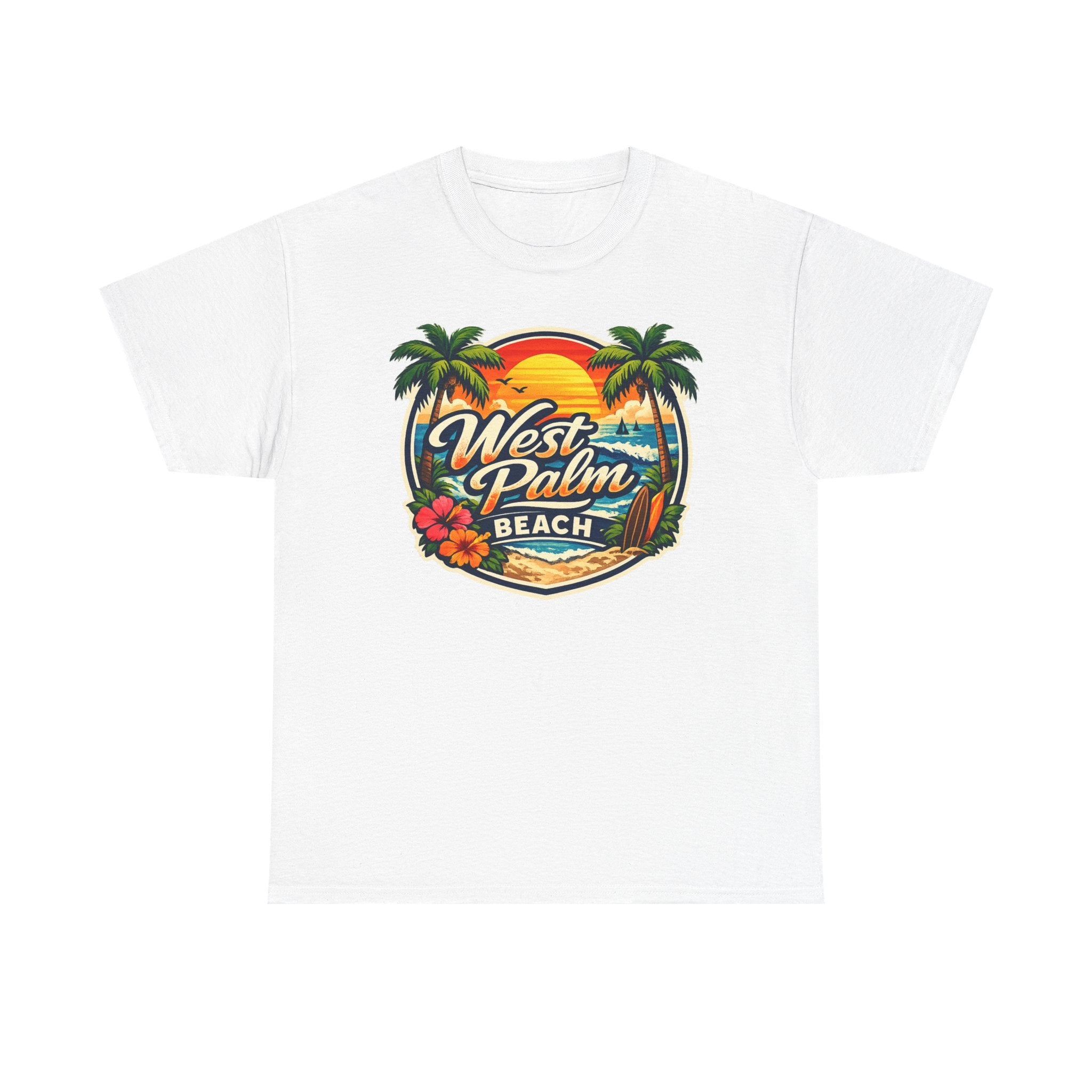 West Palm Beach Retro Sunset T-Shirt