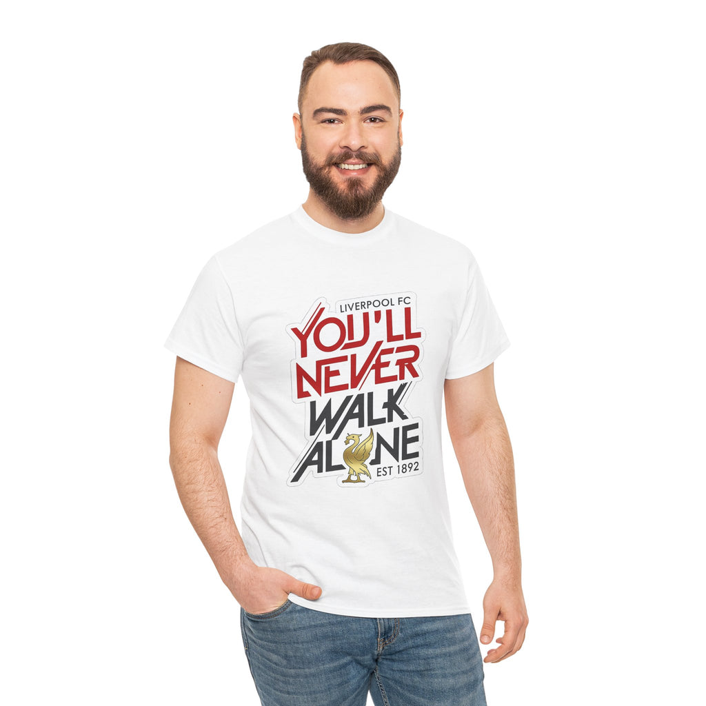 Liverpool You'll Never Walk Alone Cotton T-Shirt — Liverpool FC Fan Tee