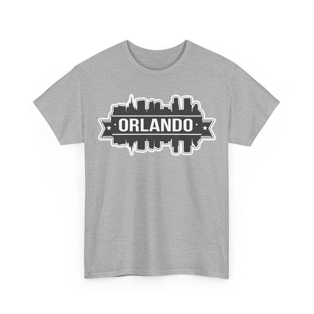 Orlando Skyline T-Shirt — Retro Badge Cityscape Tee