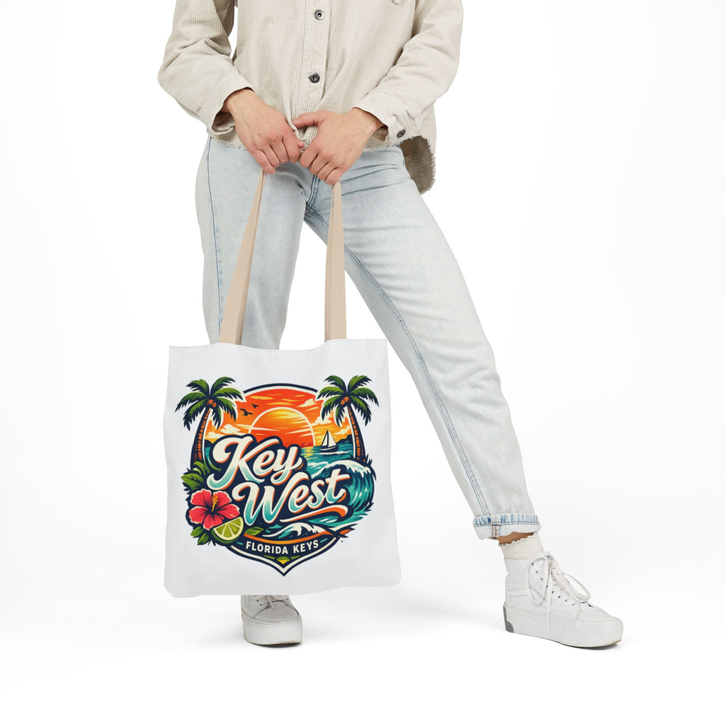 Key West Sunset Canvas Tote