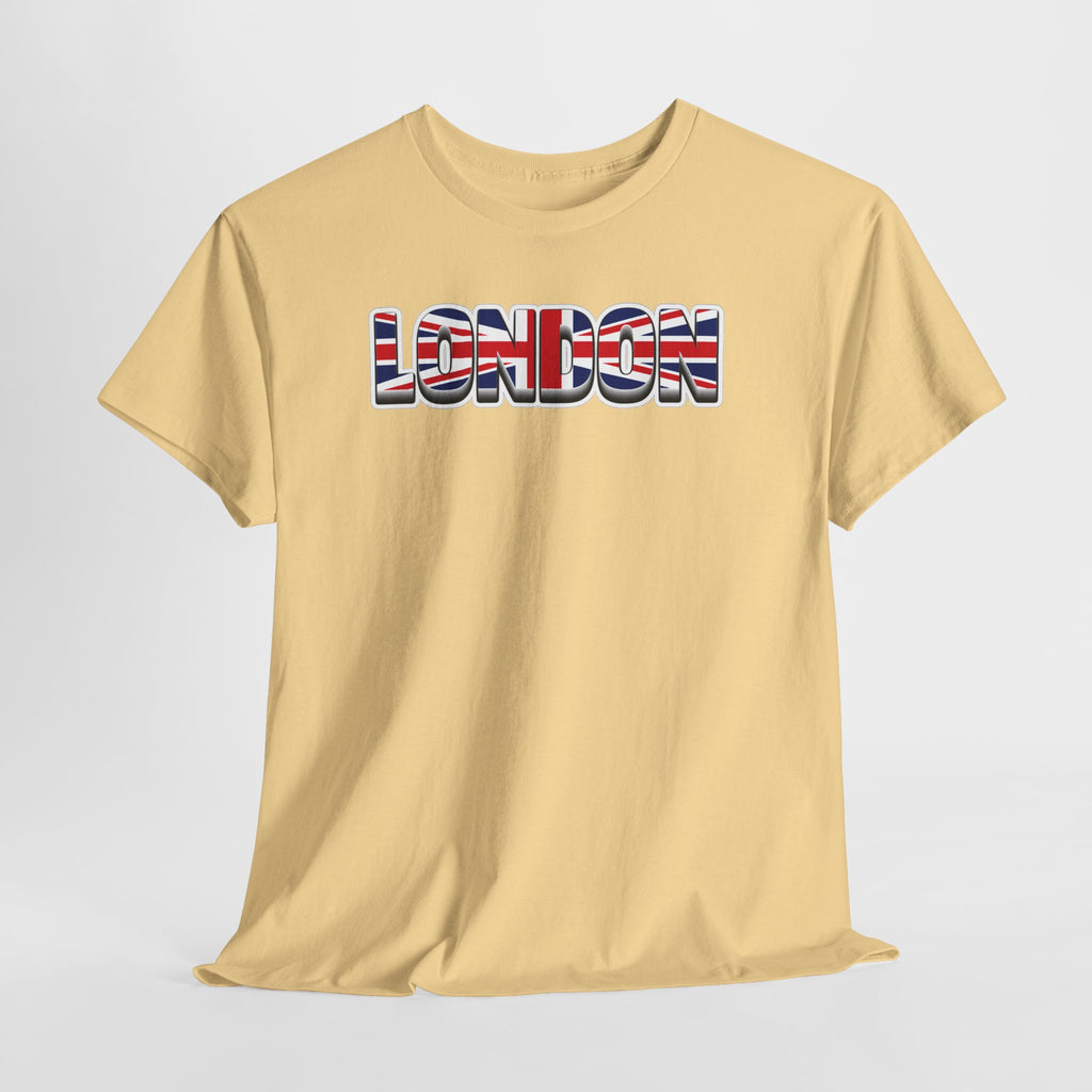 London Union Jack Graphic Tee — Bold UK Travel T-Shirt