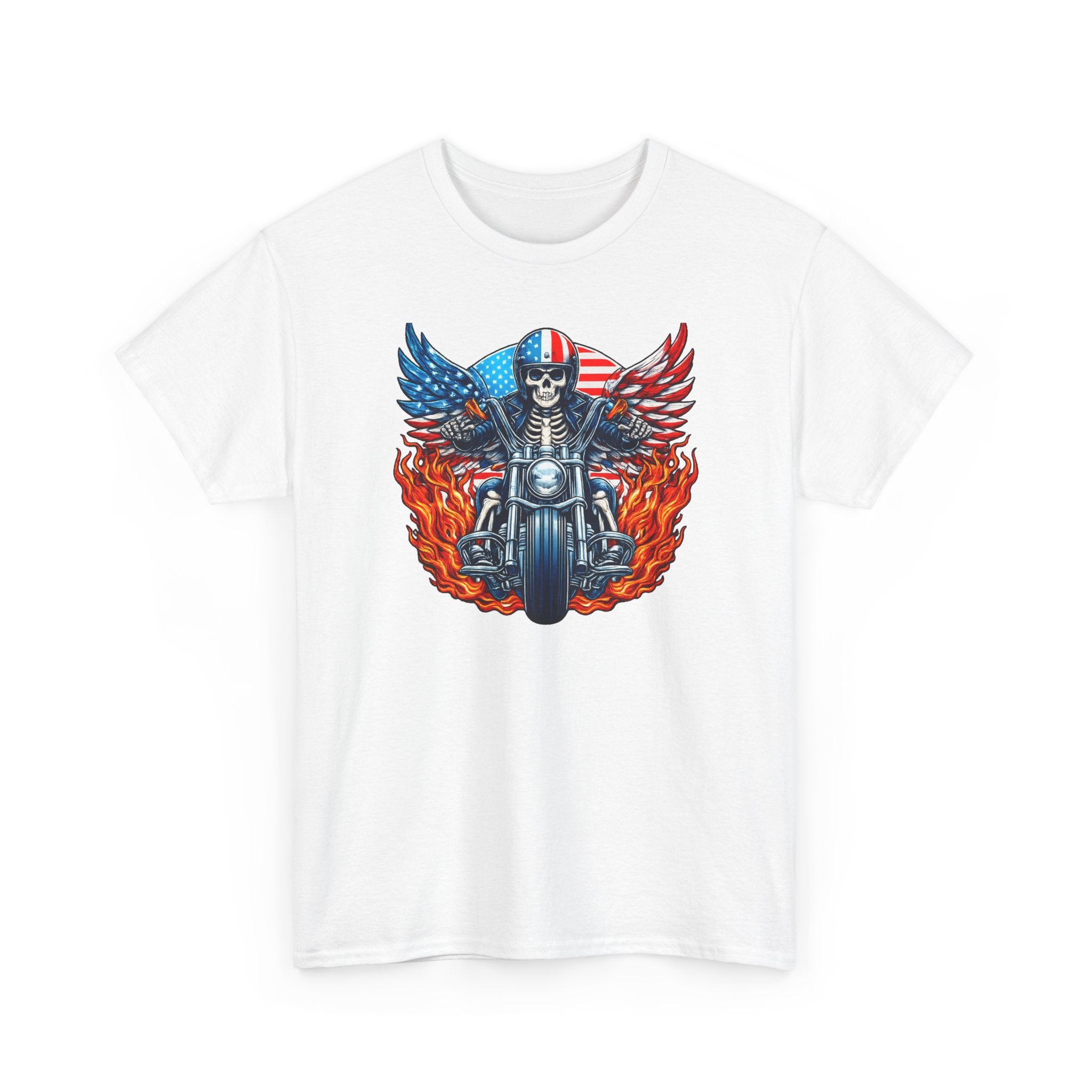 Biker Skull Motorcycle Tee — Sons of Tradition Archangels Chapter Graphic Shirt