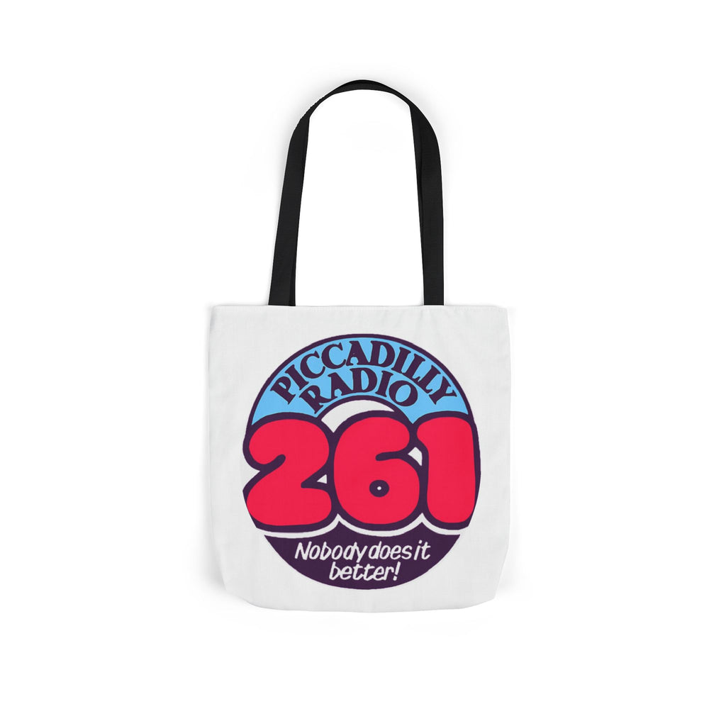 Tote Bag — Retro 'Piccadilly Radio 261' Vintage Logo Canvas Tote