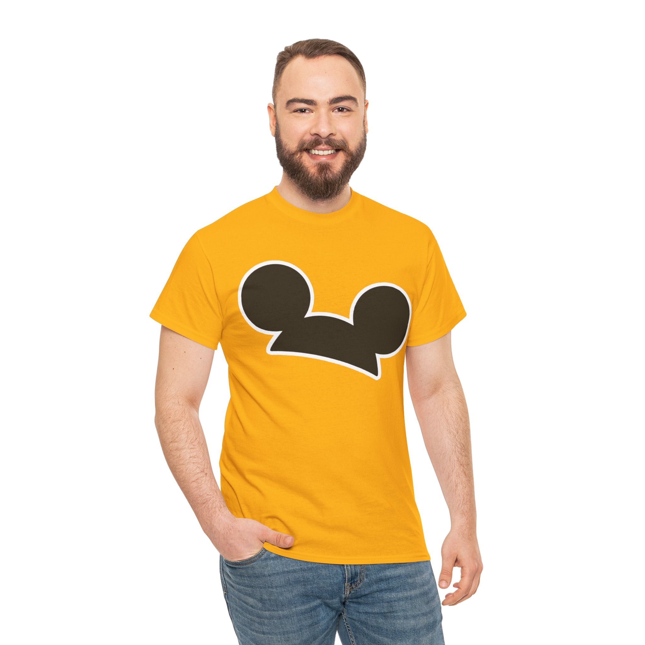 Mickey Ears Inspired Unisex Heavy Cotton Tee