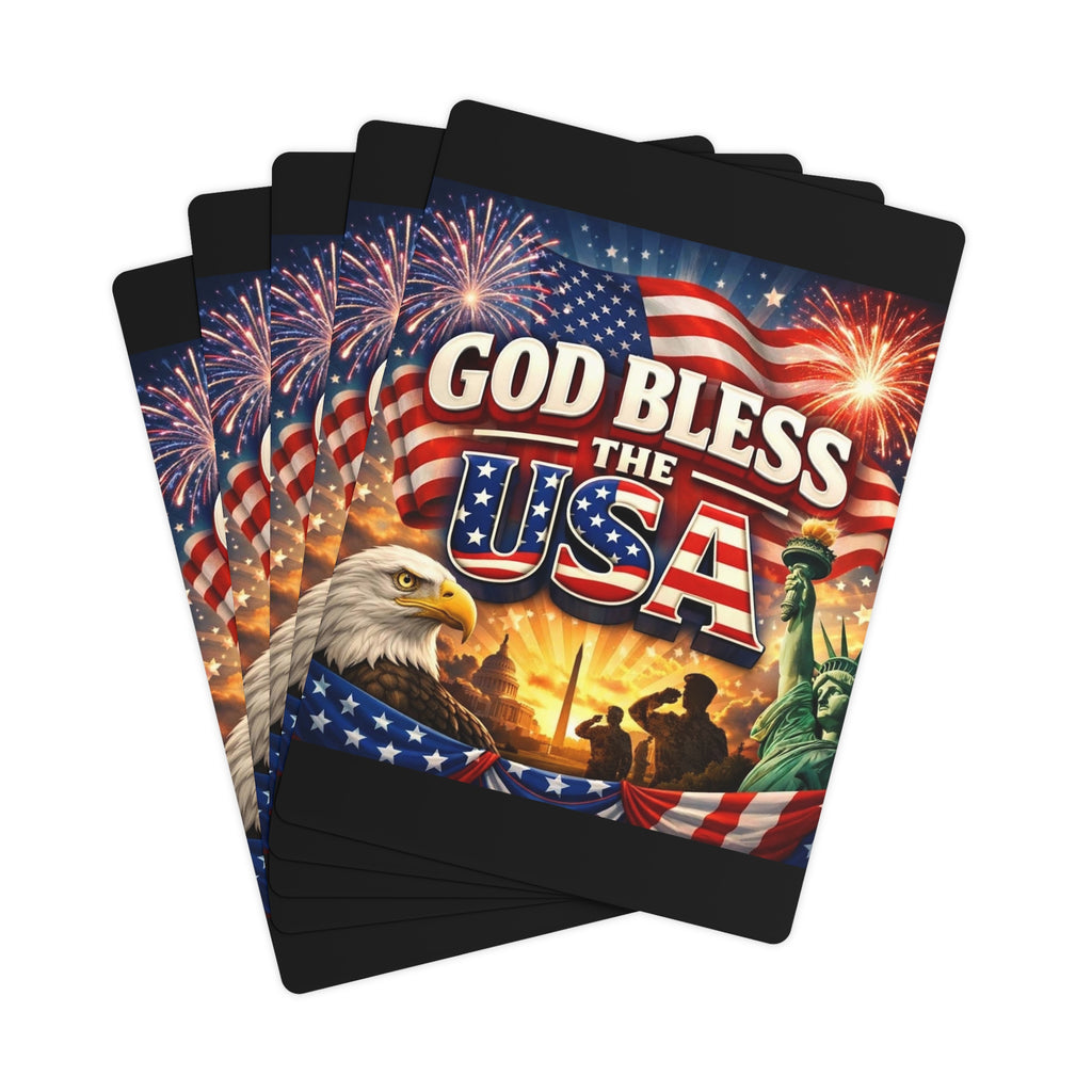 God Bless The USA Playing / Poker Cards