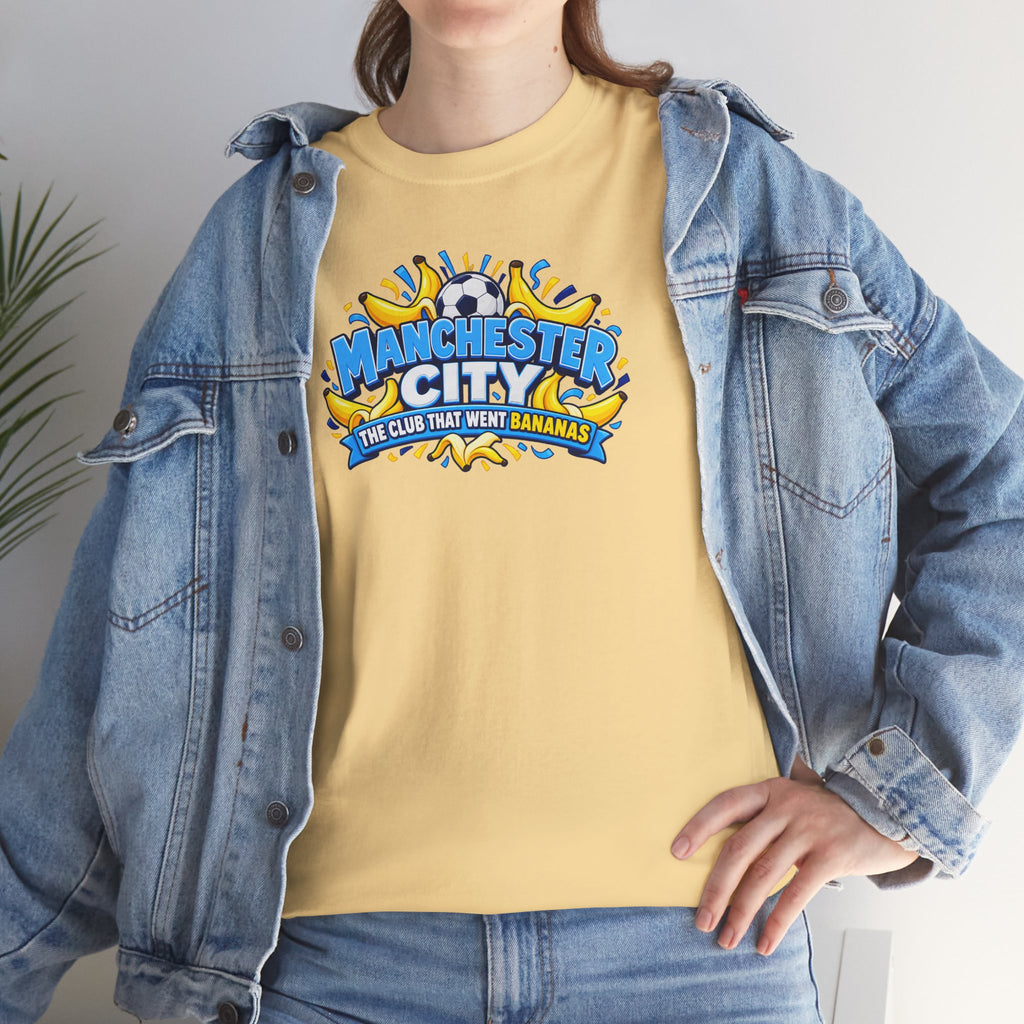 Manchester City "The Club That Went Bananas" Cotton T-Shirt