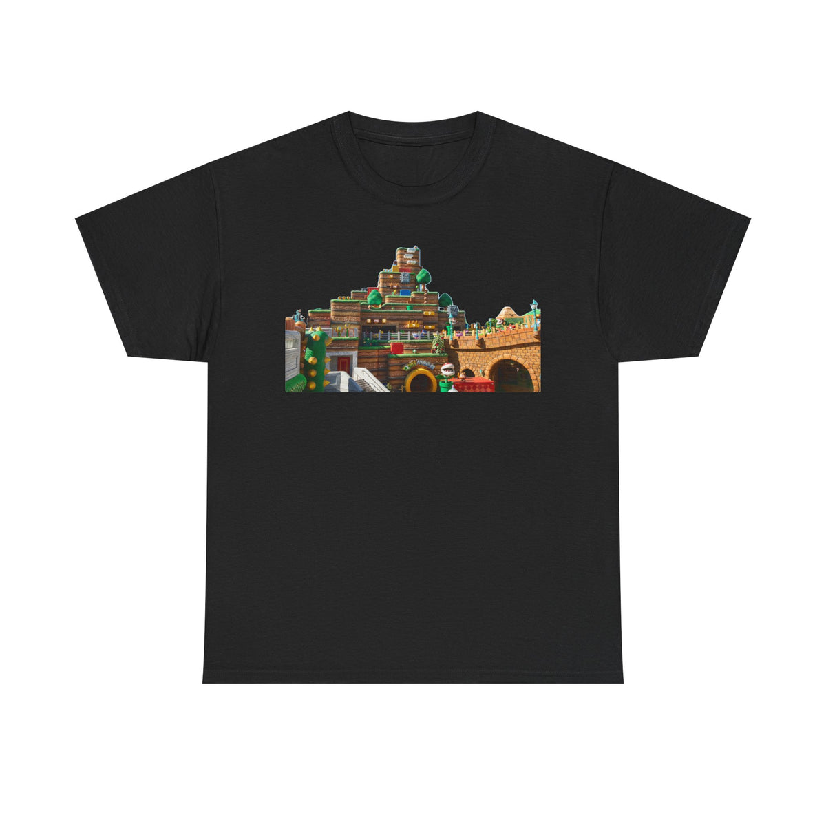 Epic Universe T-Shirt — Colorful Vintage Train Station Illustration Tee