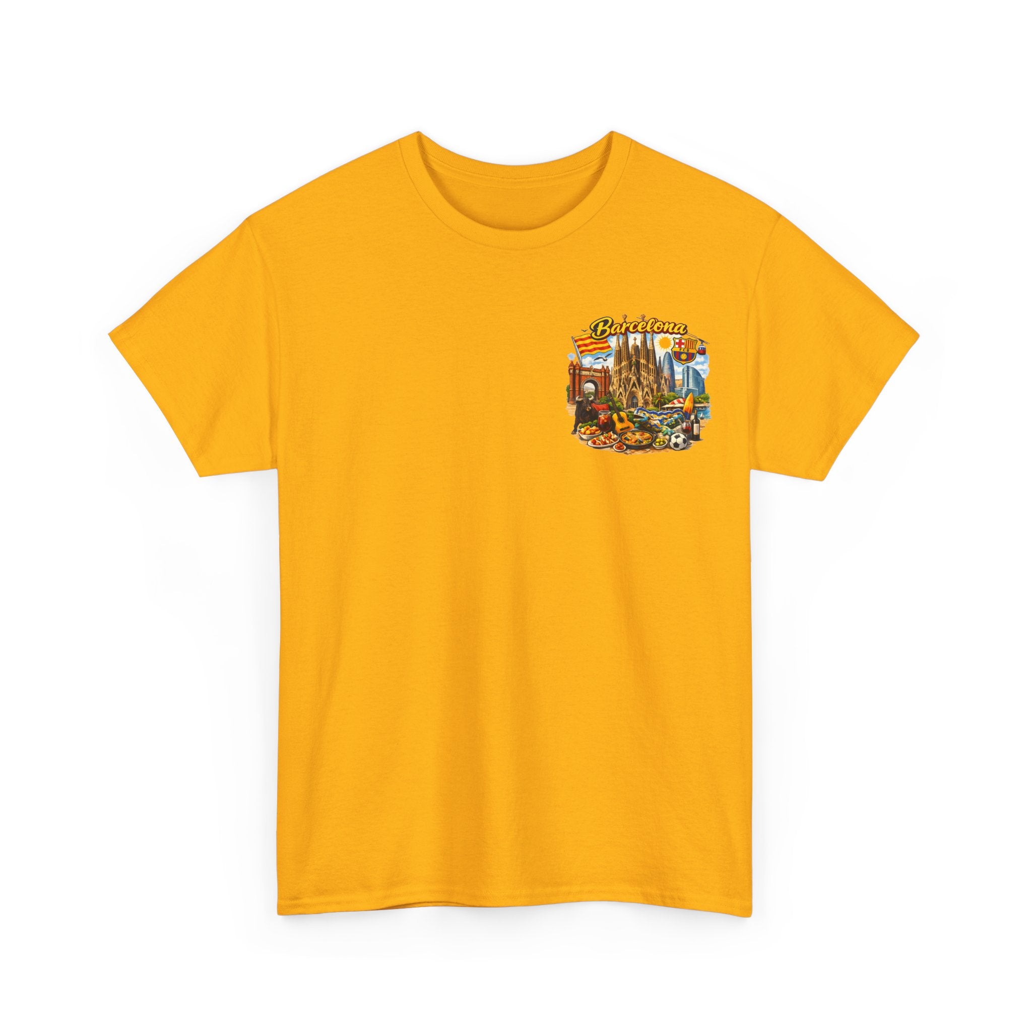 Barcelona Souvenir T‑Shirt — Vintage City Collage Tee
