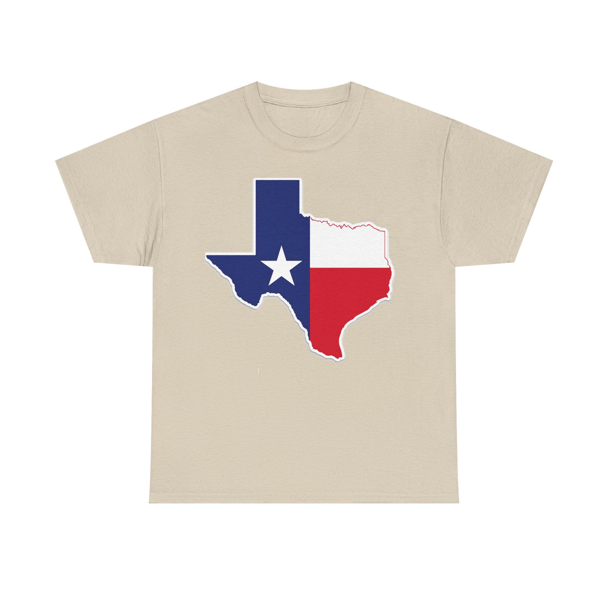 Texas Flag Outline T-Shirt — Lone Star State Pride Tee