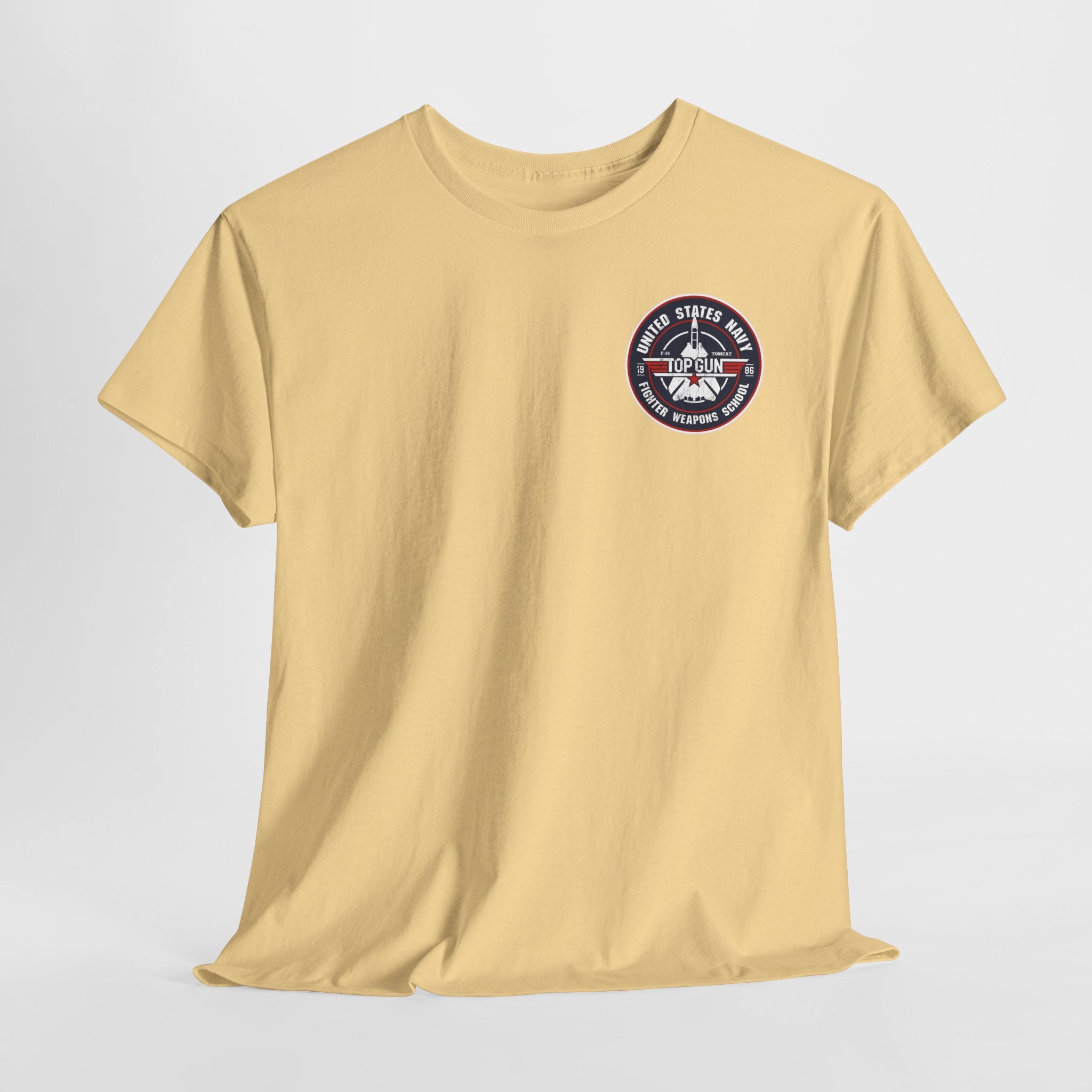 US Navy Top Gun School T-Shirt — 'High Speed' Vintage Cotton T-Shirt