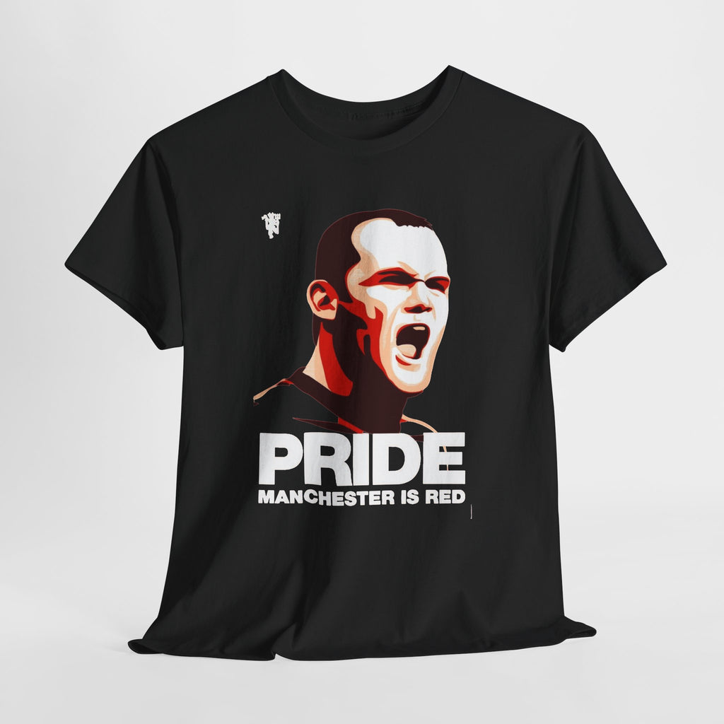 Manchester Pride Tee — “Pride Manchester Is Red” Football Fan Shirt
