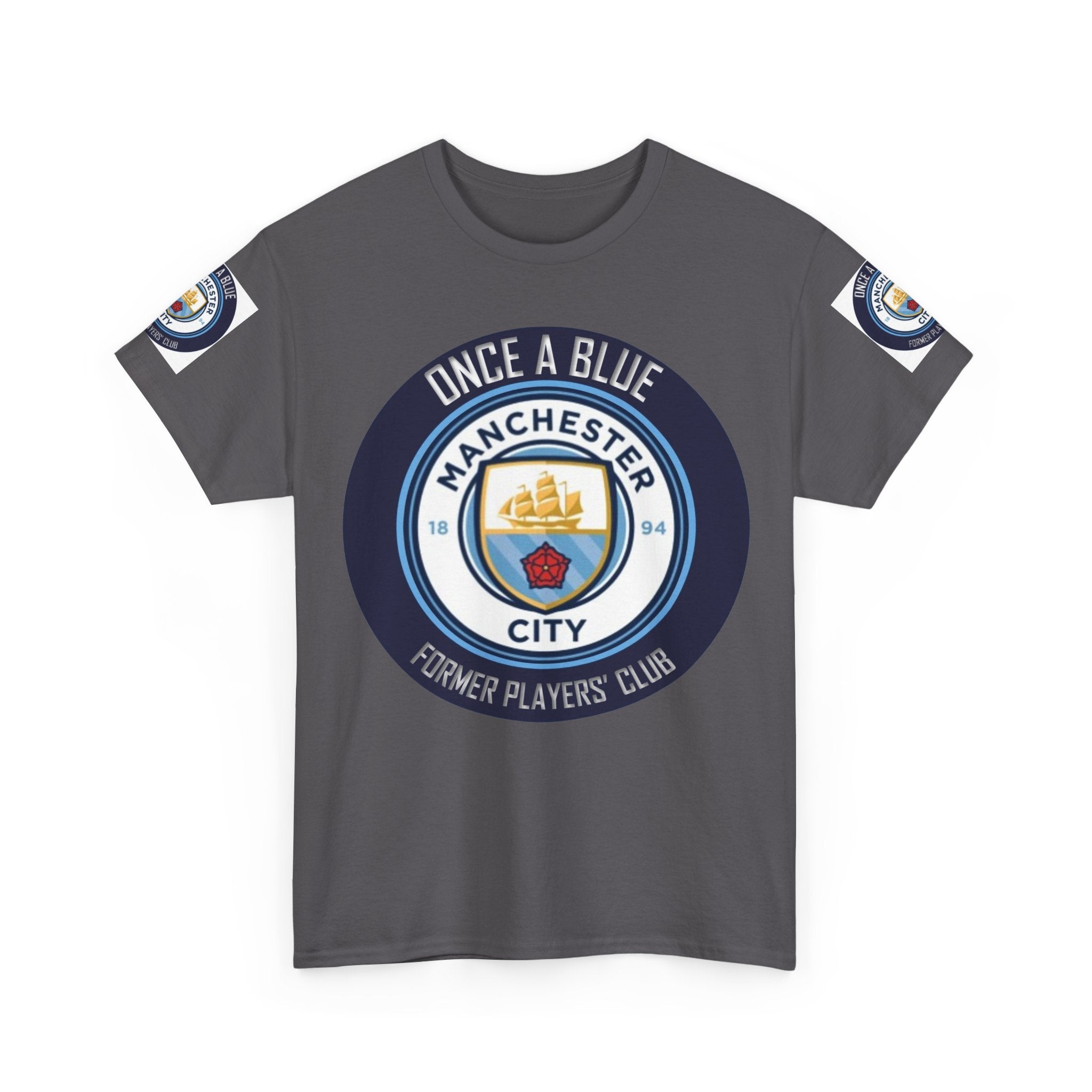 Manchester City 'Once A Blue' Tee — Former Players Club Football Shirt