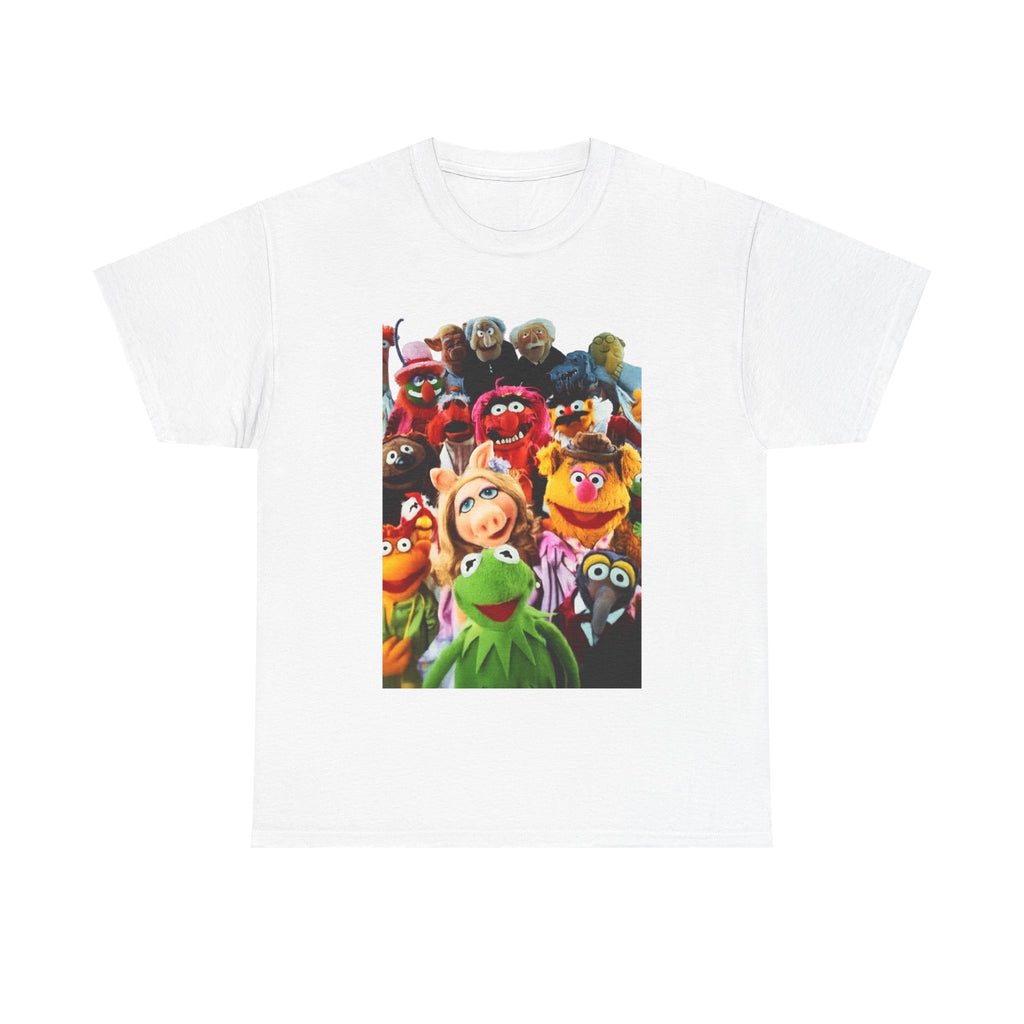 Muppets Puppet Ensemble Graphic Tee — Fun Family Cartoon Shirt