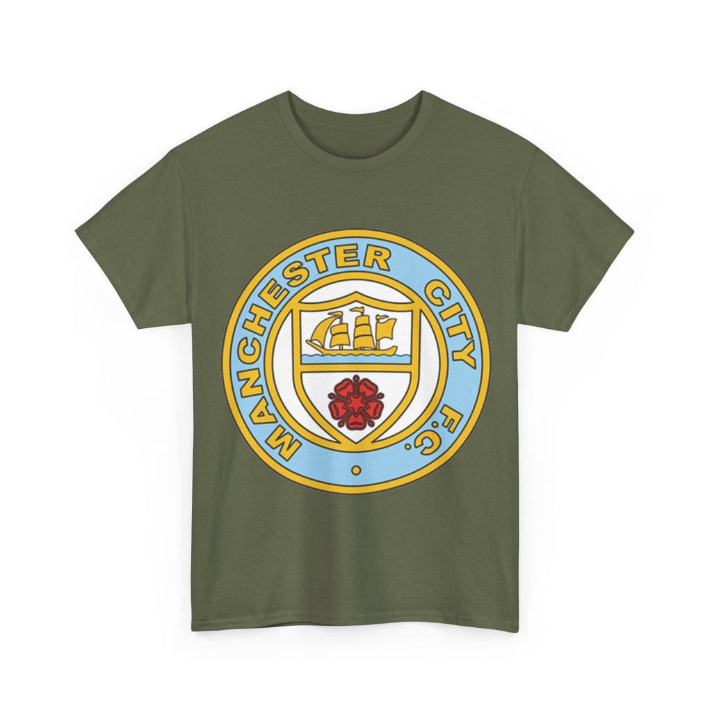 Manchester City FC Retro Crest T-Shirt – Retro Football Fan Tee