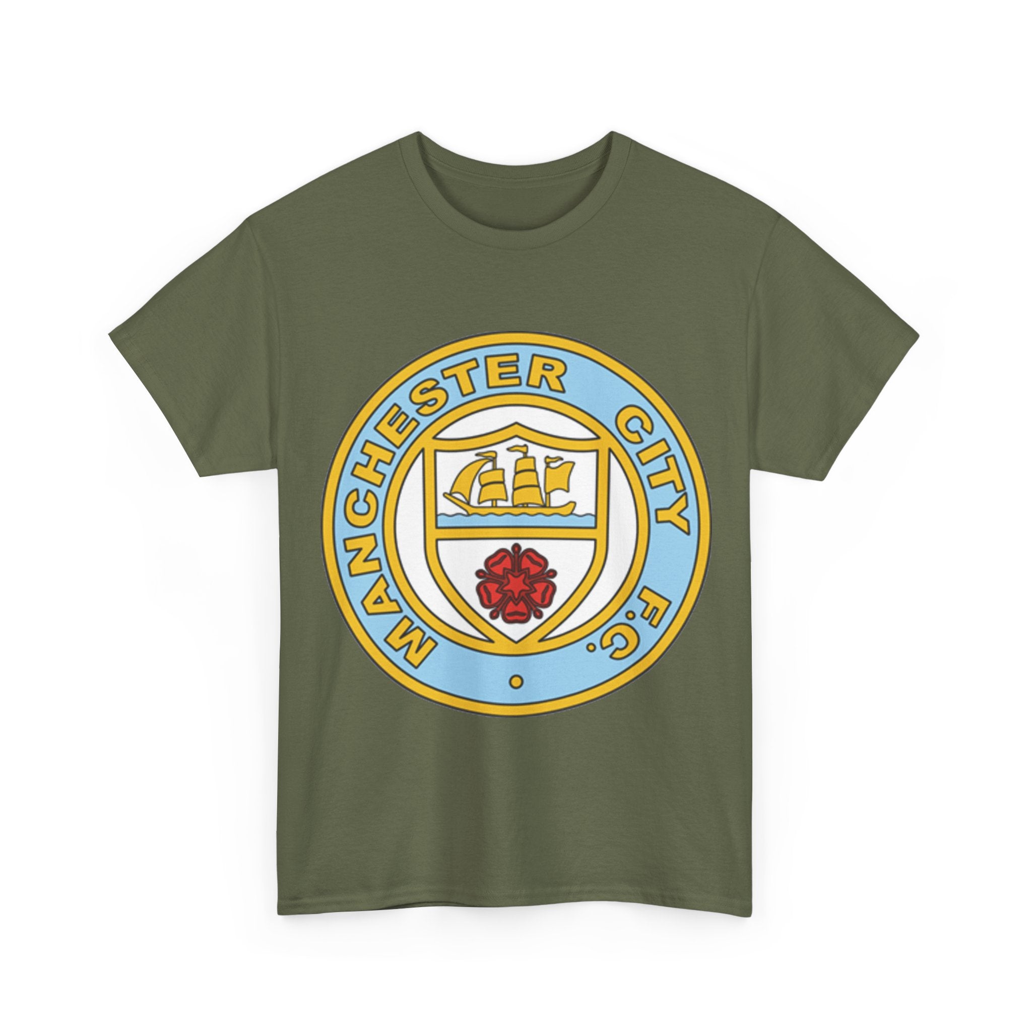 Manchester City FC Retro Crest T-Shirt – Retro Football Fan Tee