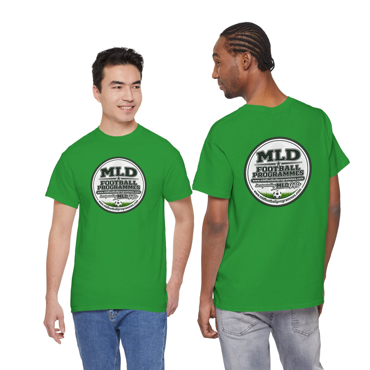 MLD Football Programmes Vintage Logo Cotton T-Shirt