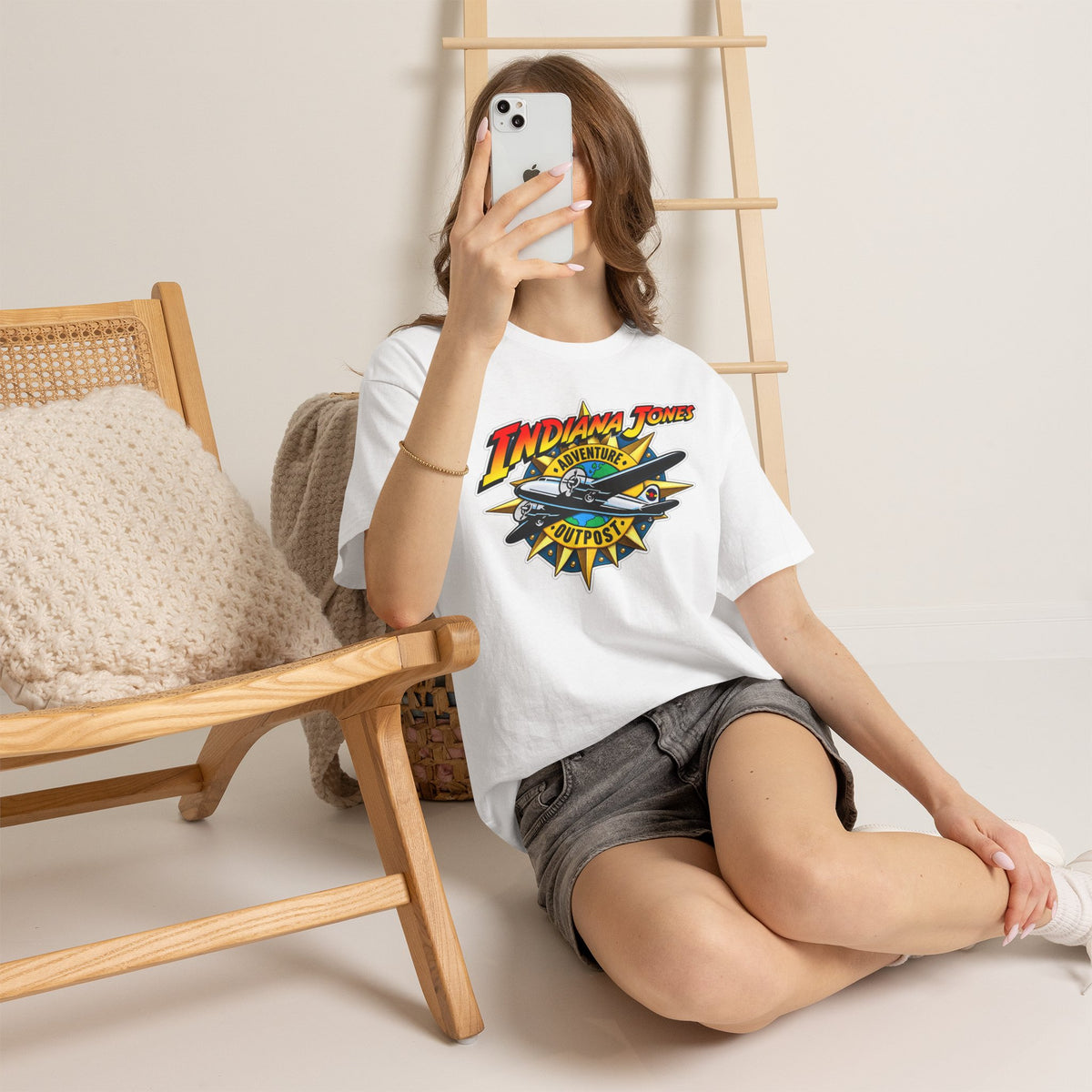 Indiana Jones Adventure Outpost Cotton T-Shirt / Tee