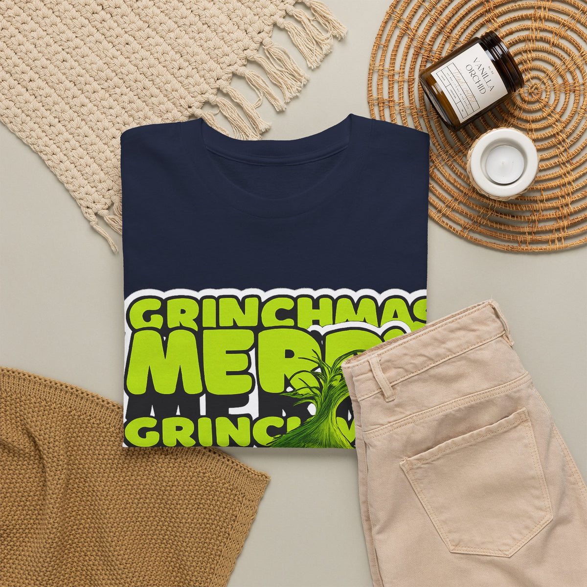 Grinchmas Merry Grinch Christmas Cotton T-Shirt / Tee