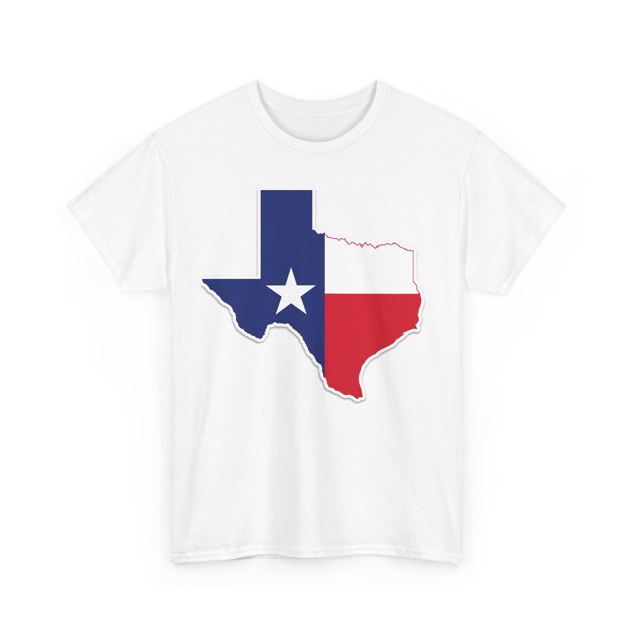 Texas Flag Outline T-Shirt — Lone Star State Pride Tee