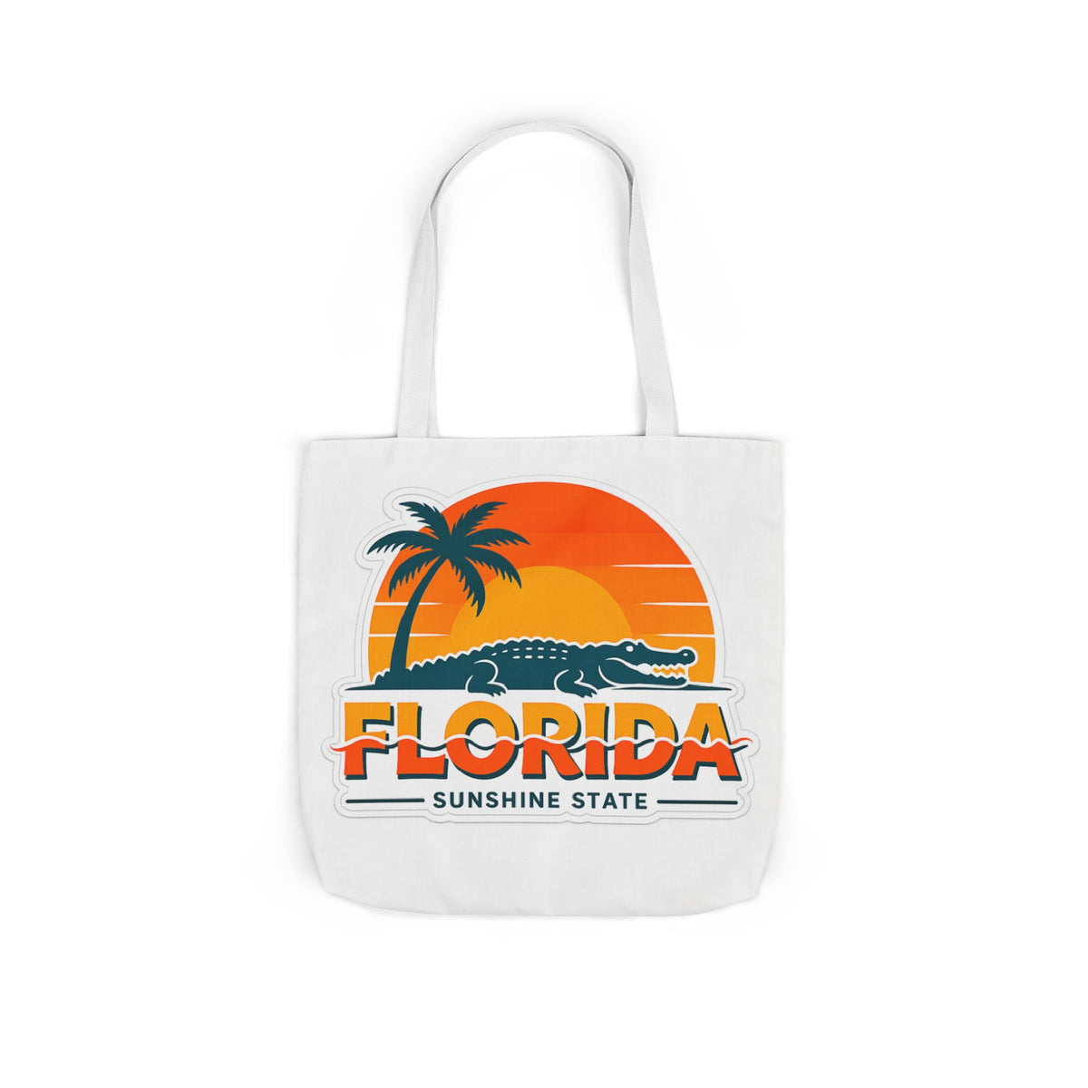 Florida Sunshine State Canvas Tote