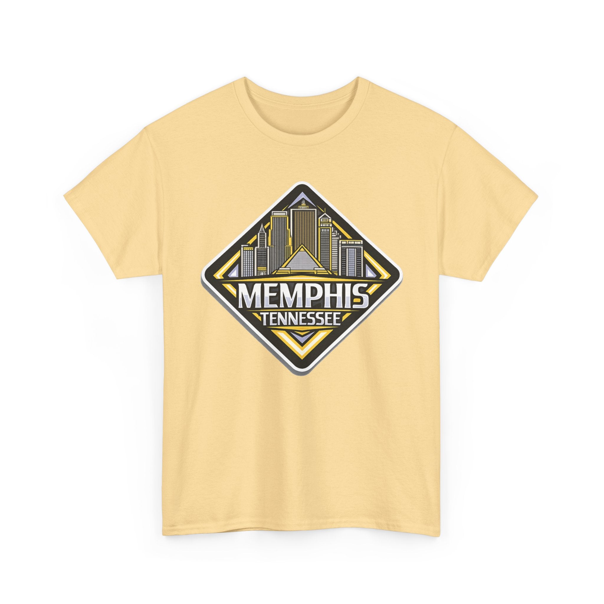Memphis Tennessee Skyline T‑Shirt — Retro City Badge Tee