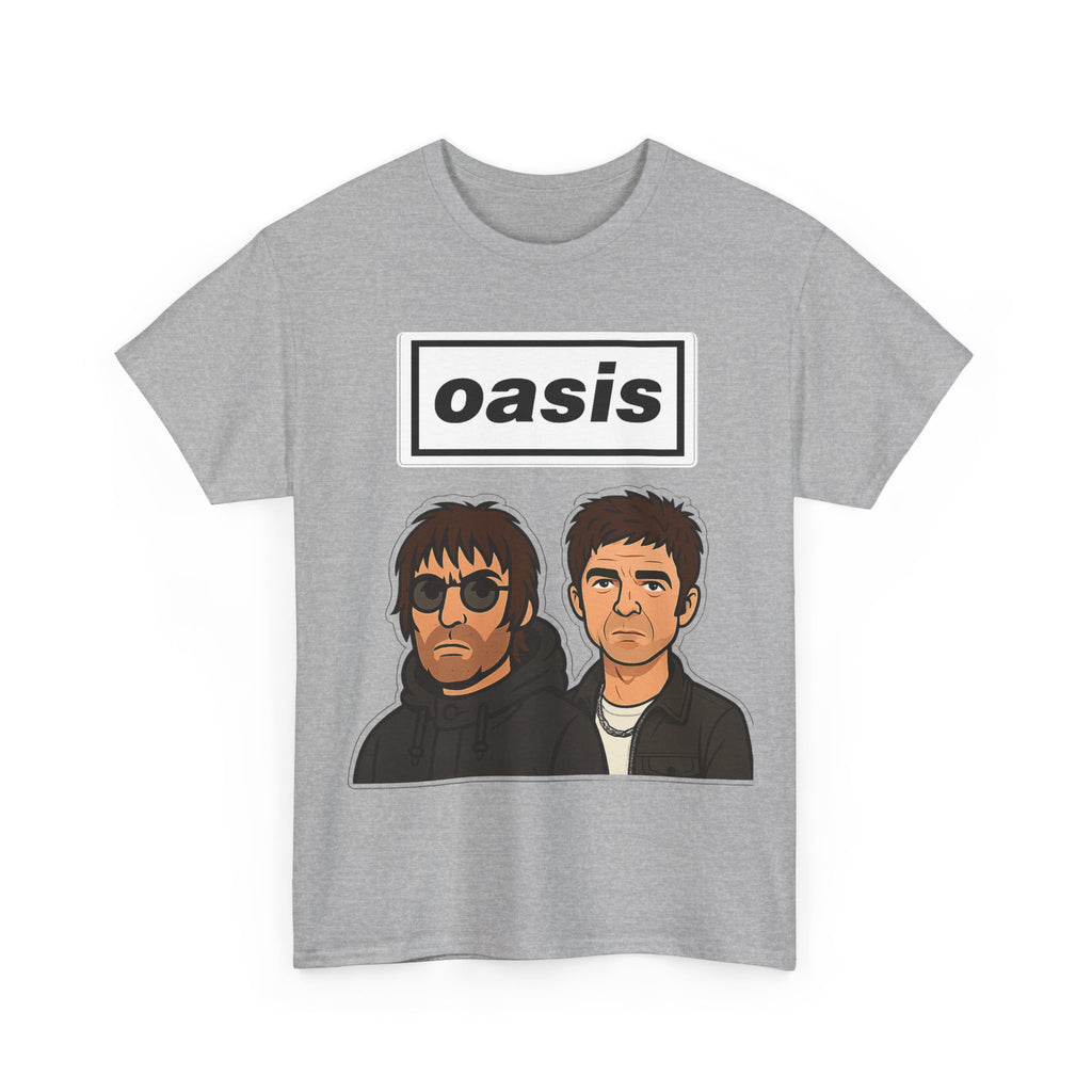 Oasis Inspired Unofficial Band Logo Tee — 'oasis' Graphic T-Shirt