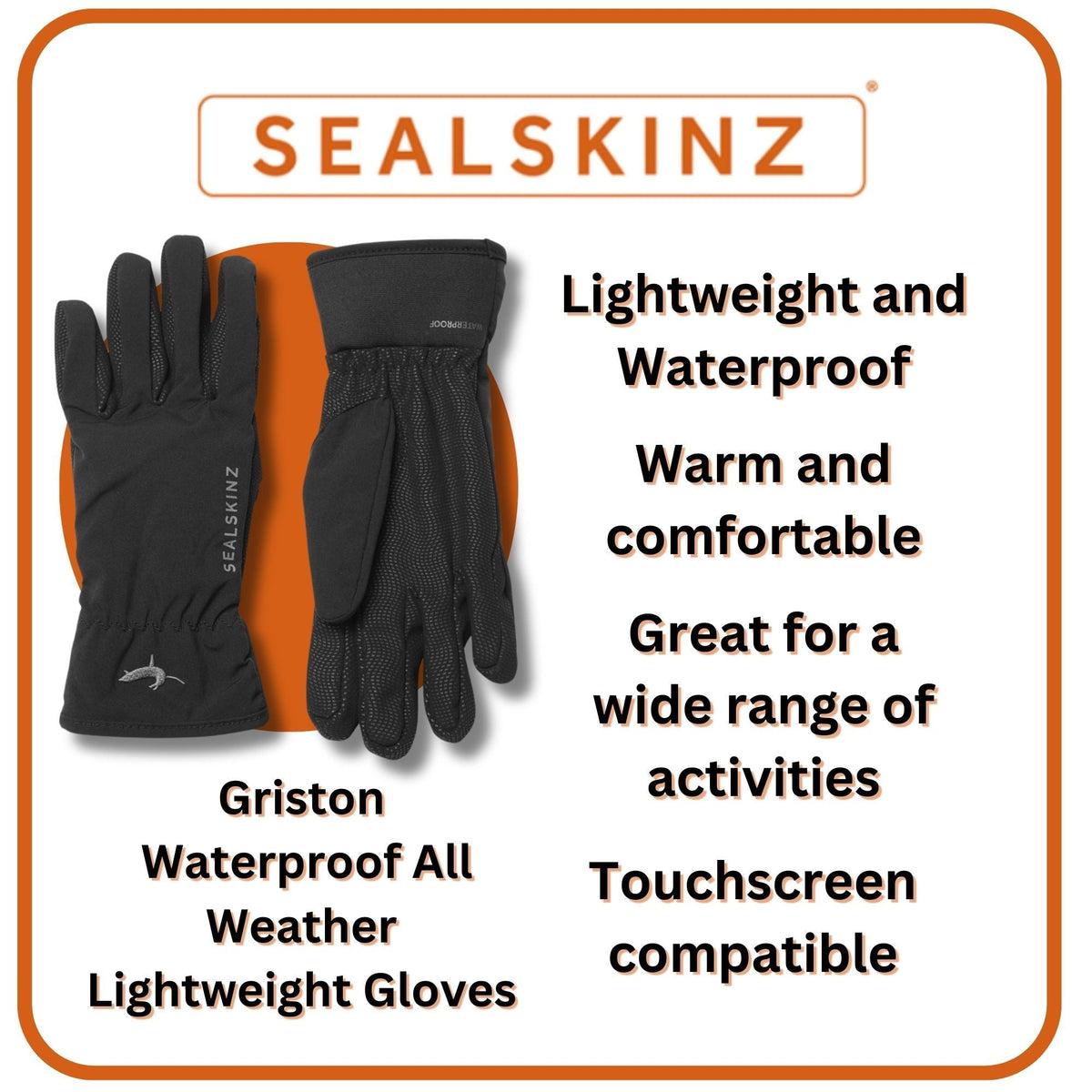 Mens & Ladies All Weather Waterproof Lightweight Gloves