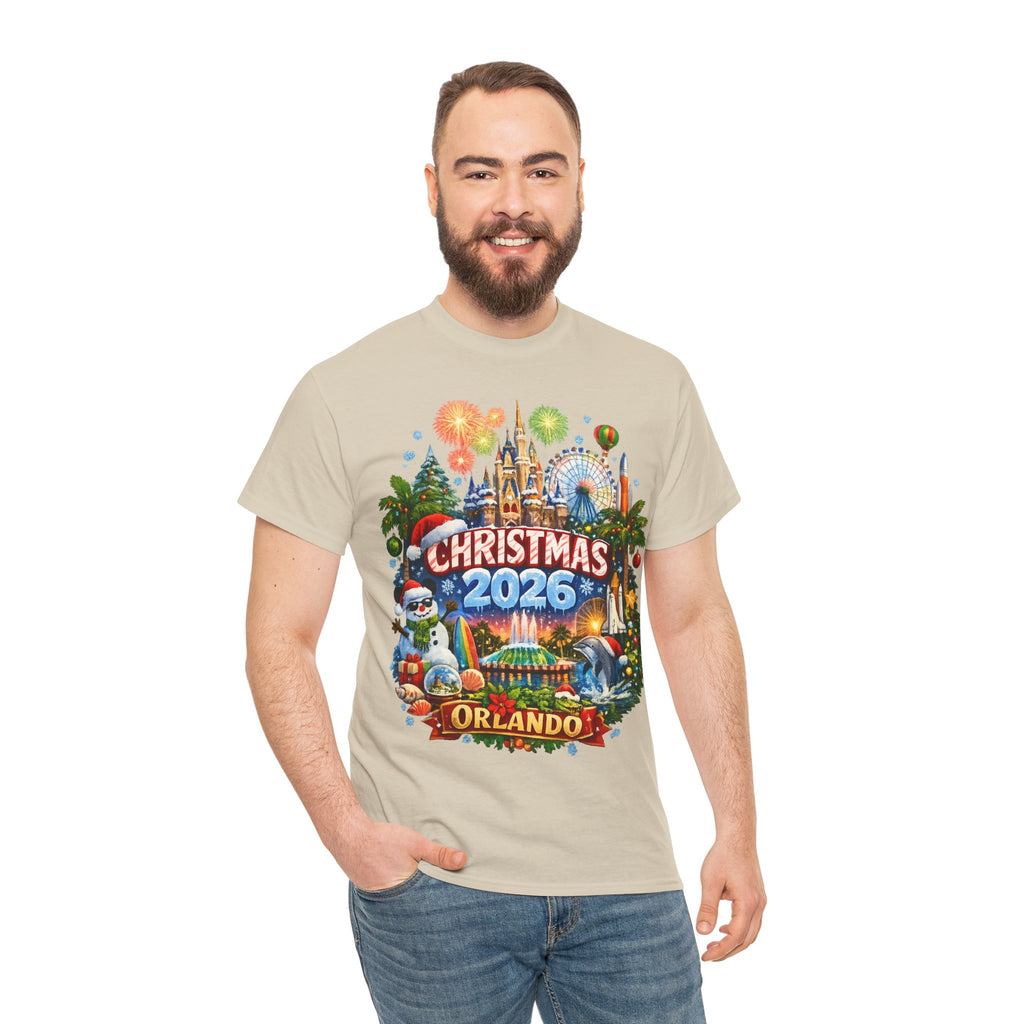 Christmas 2026 Orlando T-Shirt — Holiday Theme Park Souvenir Tee