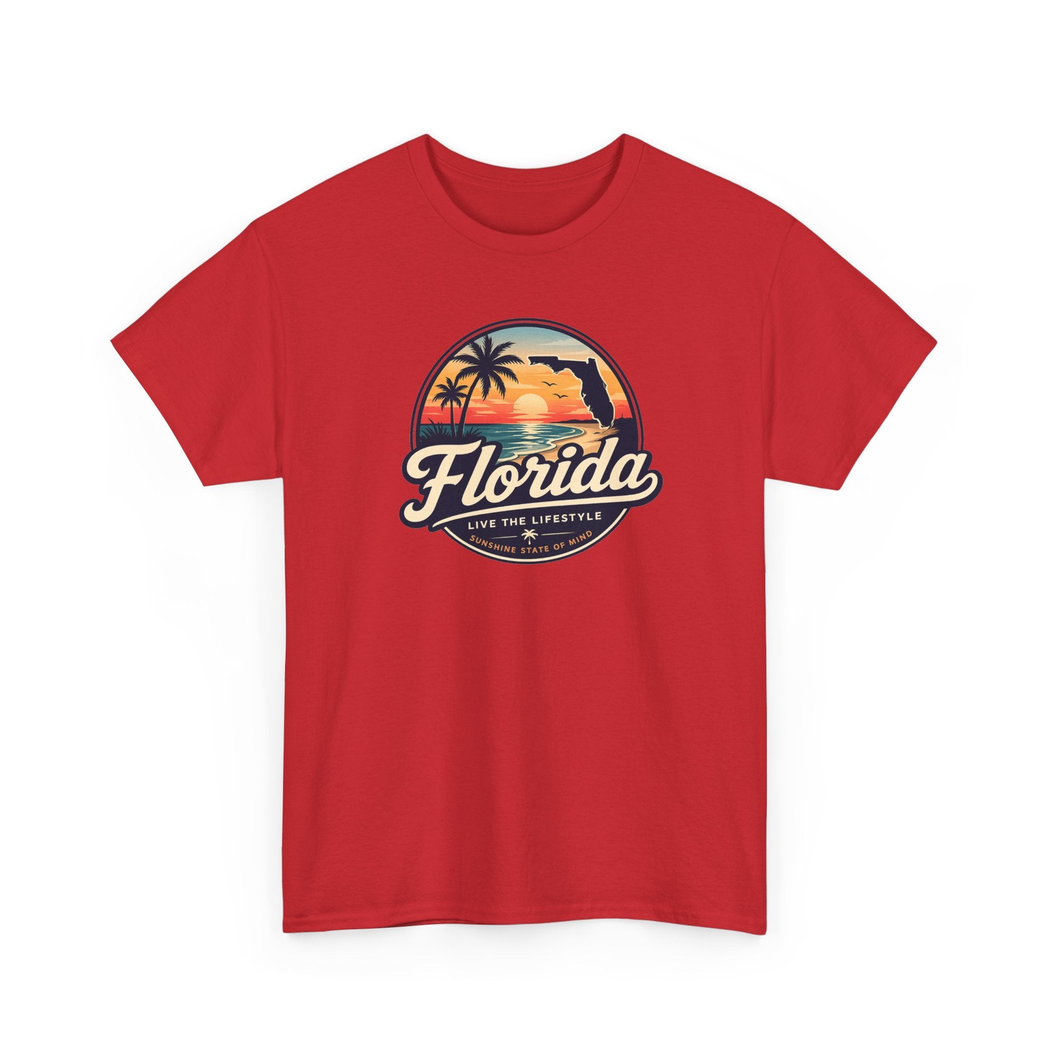 Florida Sunset Tee — Vintage Palm Beach Graphic T-Shirt