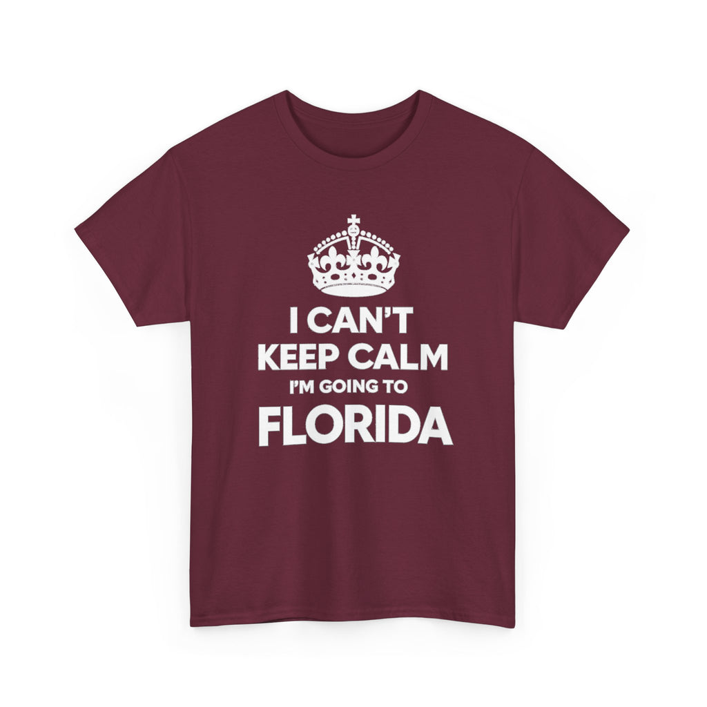 I Can't Keep Calm — Florida Vacation T-Shirt
