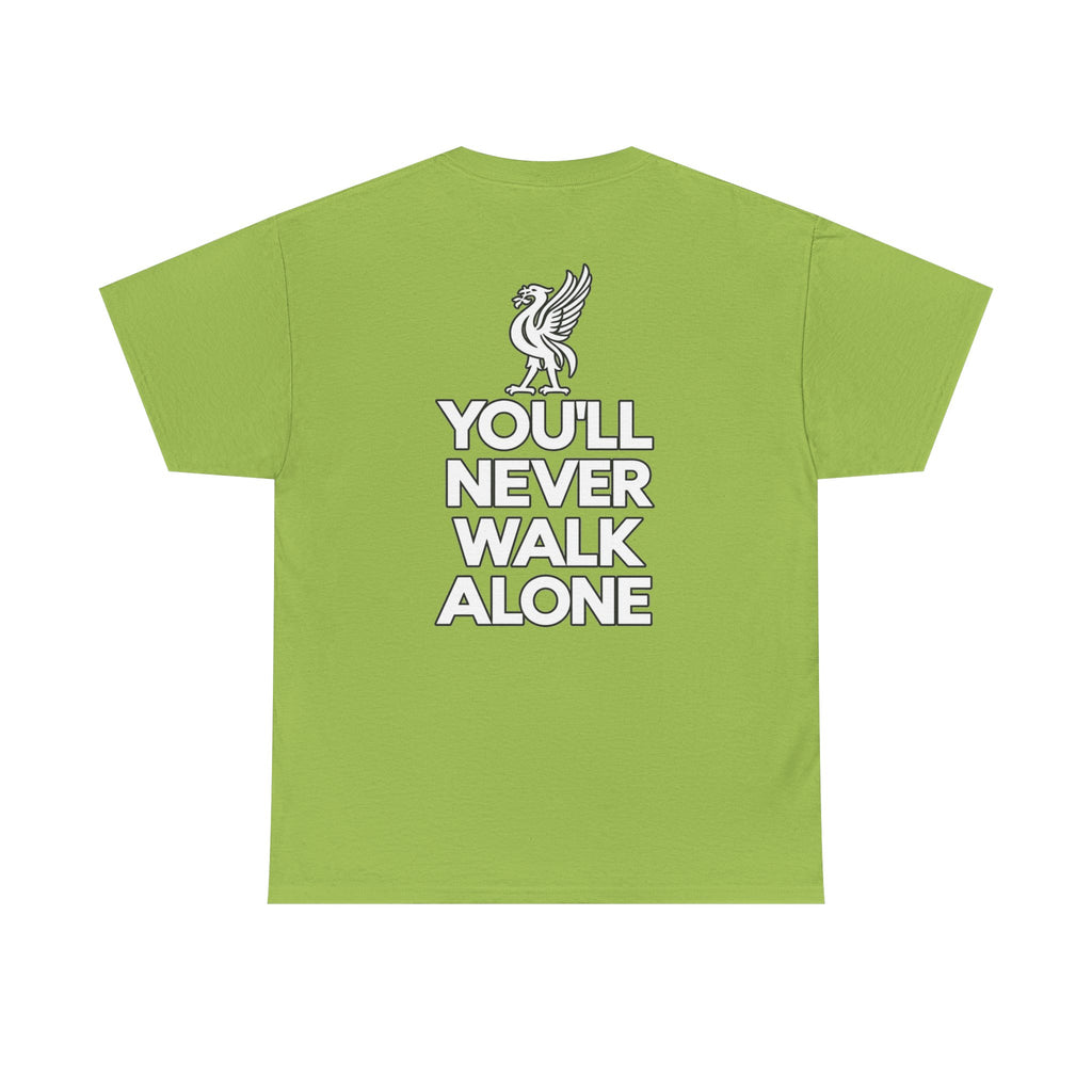 You'll Never Walk Alone T‑Shirt — Liverpool FC Crest Cotton Tee