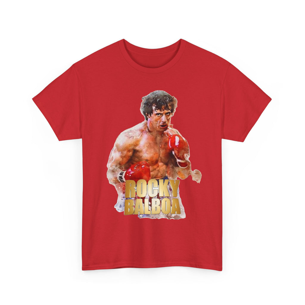 Boxing Rocky Balboa Graphic Tee – Retro Fighter Movie Shirt