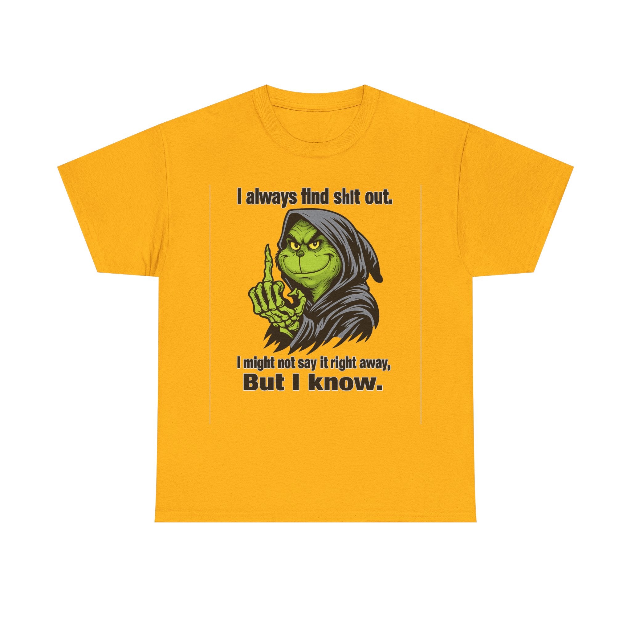 Reaper Witch Graphic Tee — "I Always Find Shit Out. I Might Not Say It Right Away, But I Know."