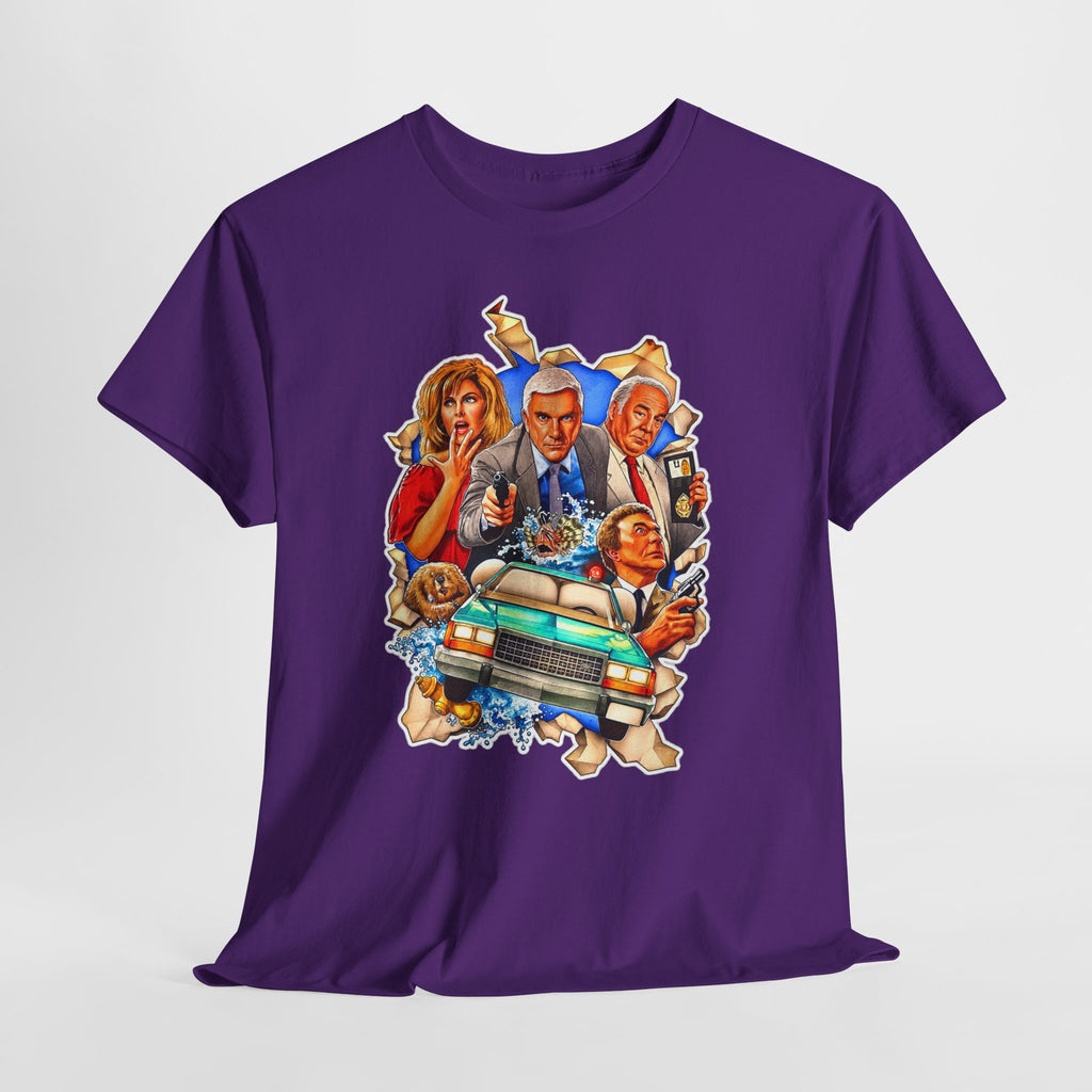 The Naked Gun / Police Squad Crime Comedy Movie Poster Cotton T-Shirt