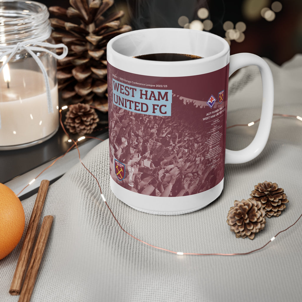 2023 UEFA Conference League Winners Programme Cover Inspired Ceramic Coffee Mug – (11oz/15oz)