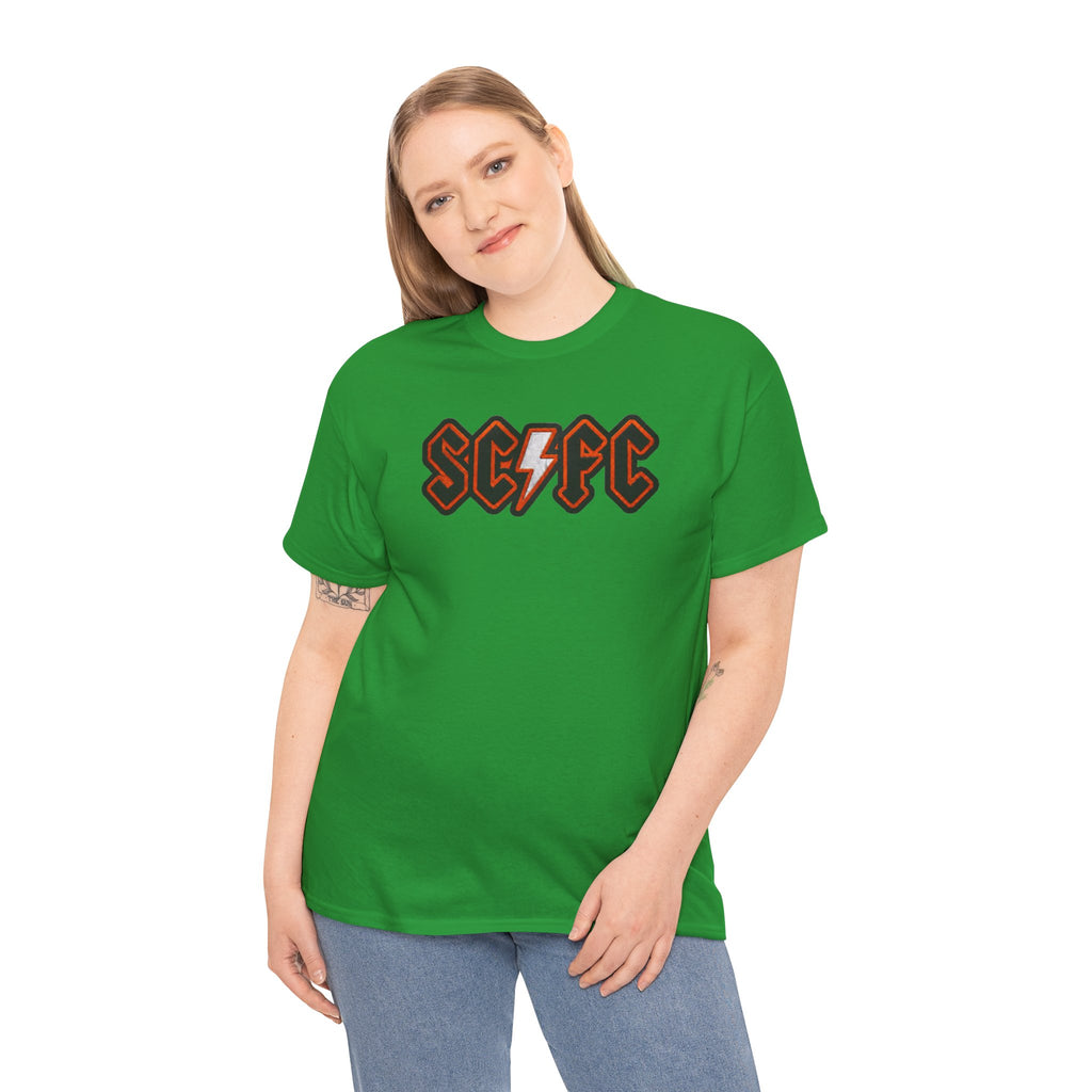 Salford City Inspired Logo T-Shirt — Retro Gothic Band-Style Tee