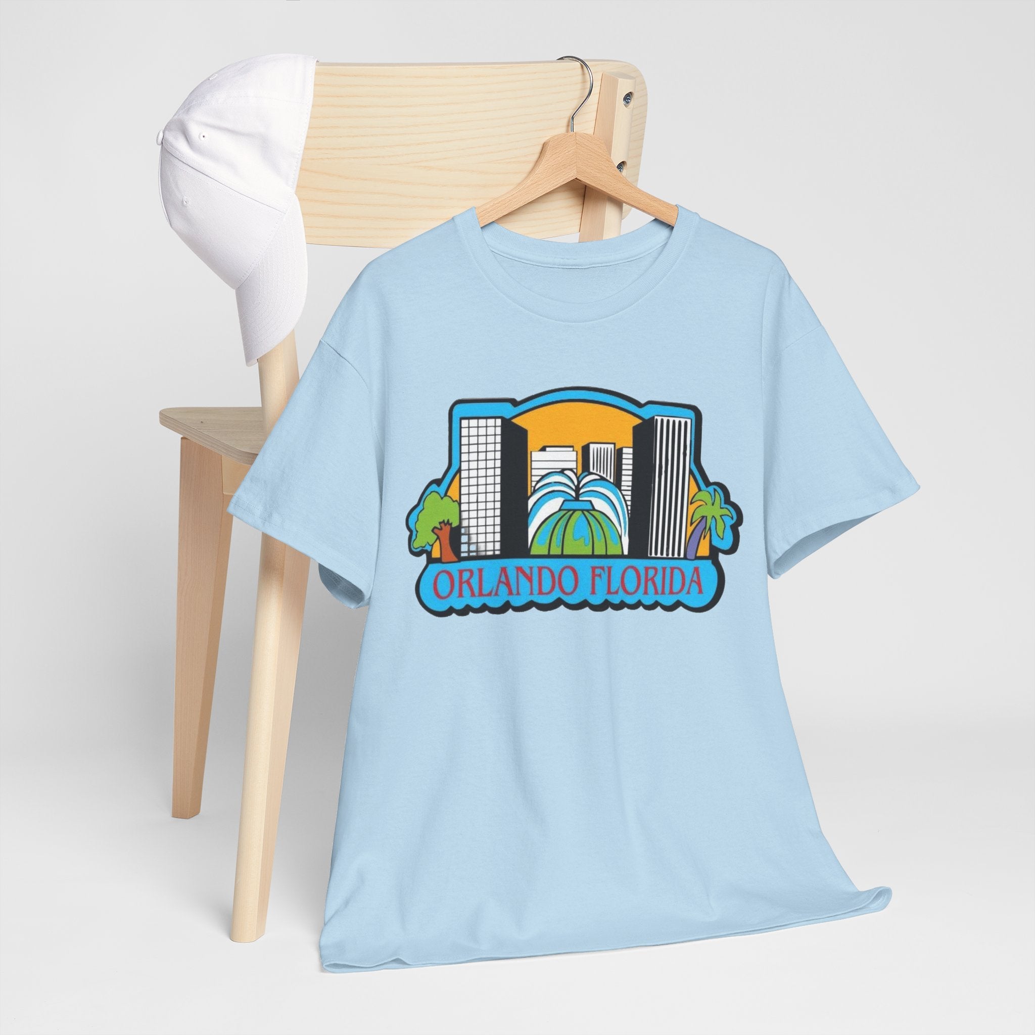 Orlando Florida Retro Skyline T-Shirt