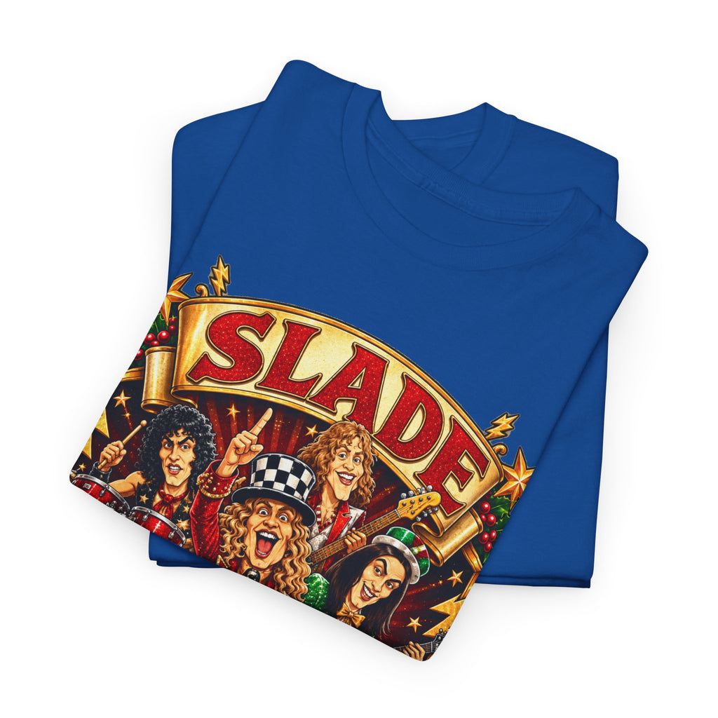 Slade it's Christmas Unisex Heavy Cotton Tee