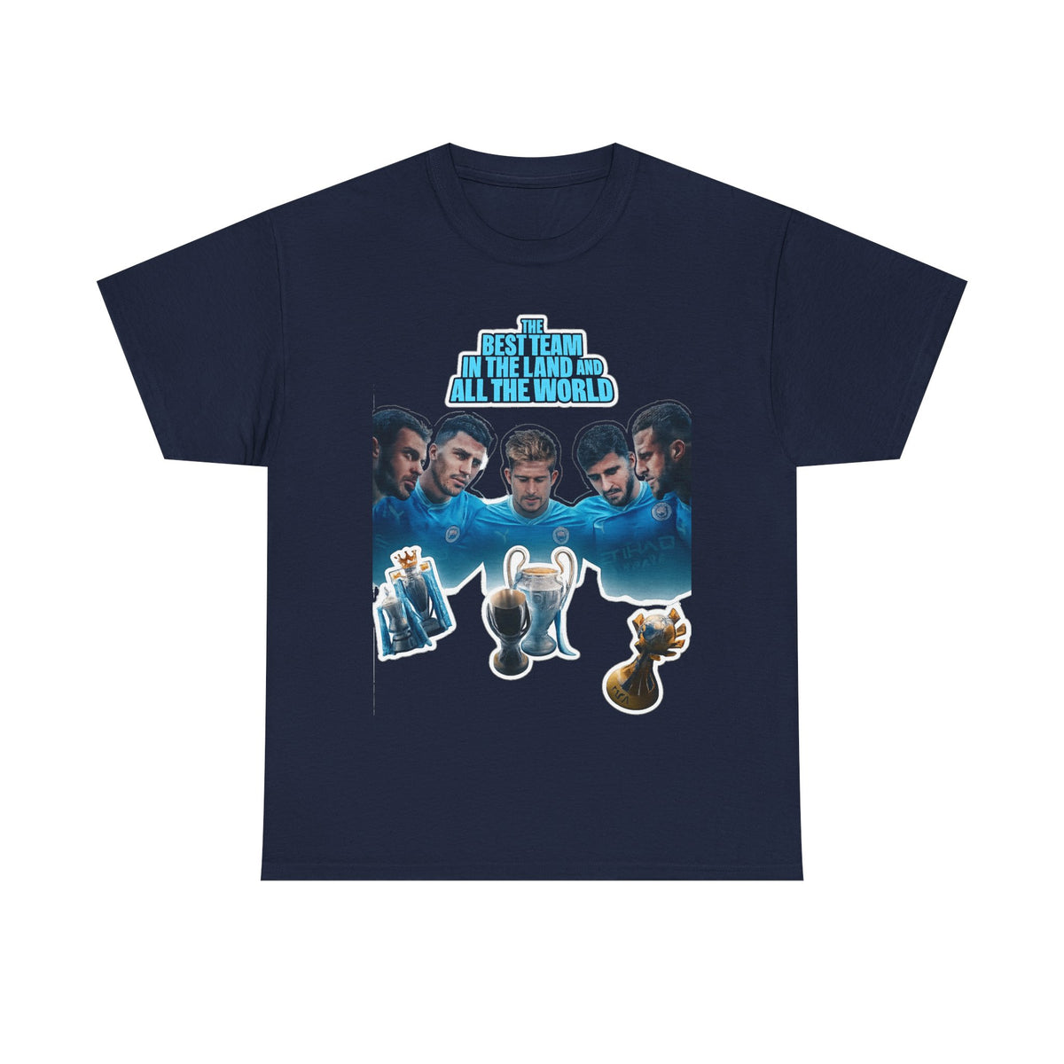 Manchester City — "Best Team in the Land and All the World" Cotton T-Shirt