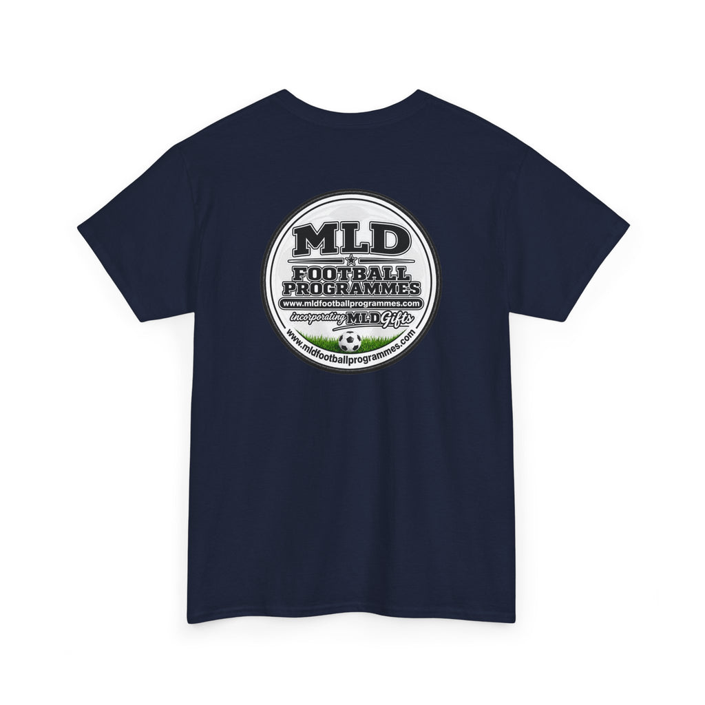 MLD Football Programmes Vintage Logo Cotton T-Shirt