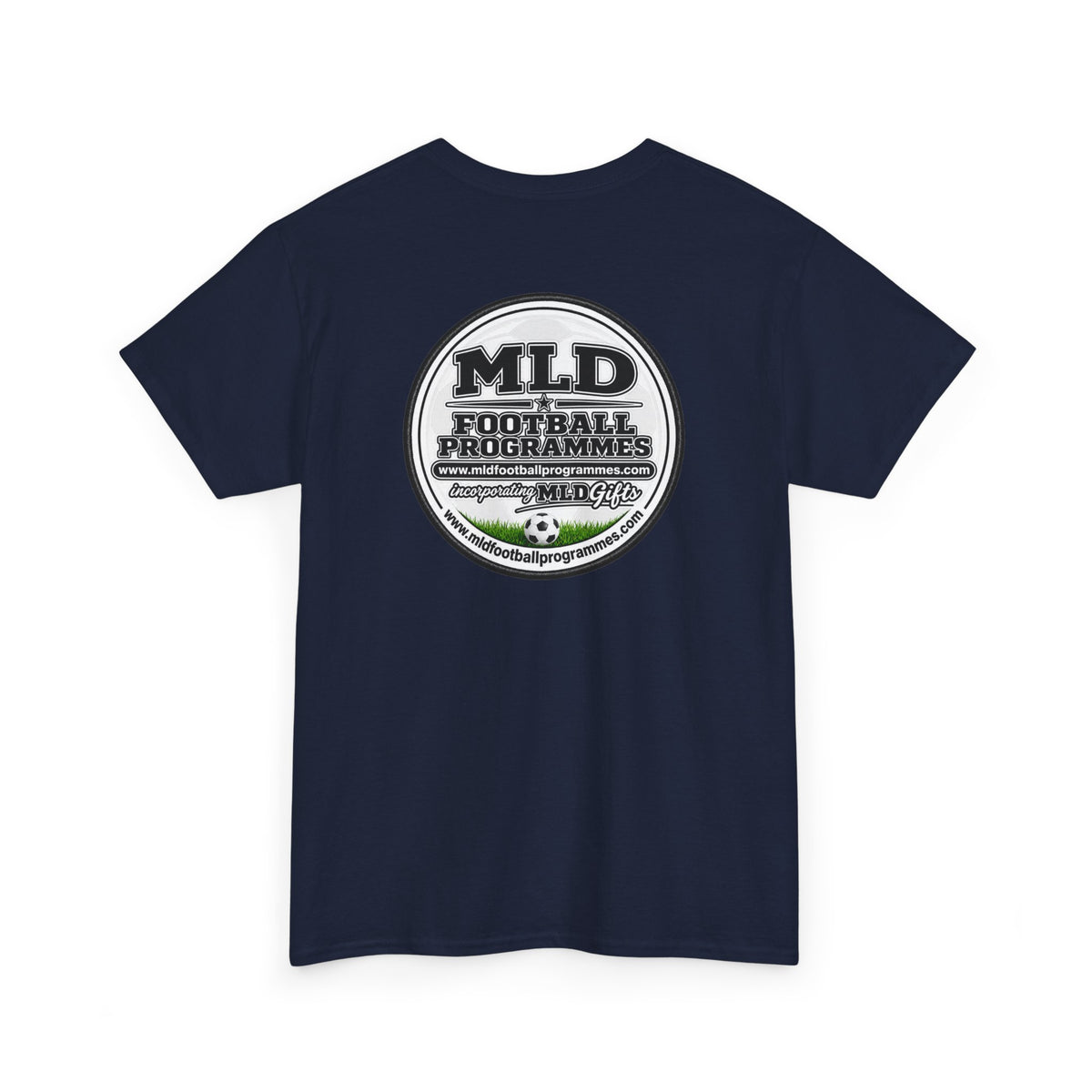 MLD Football Programmes Vintage Logo Cotton T-Shirt
