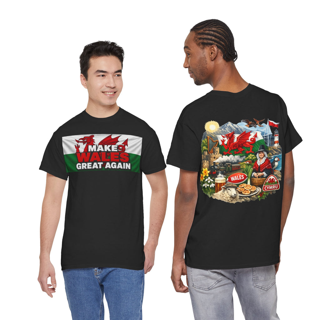Wales Pride T-Shirt — 'Make Wales Great Again' Welsh Dragon Tee