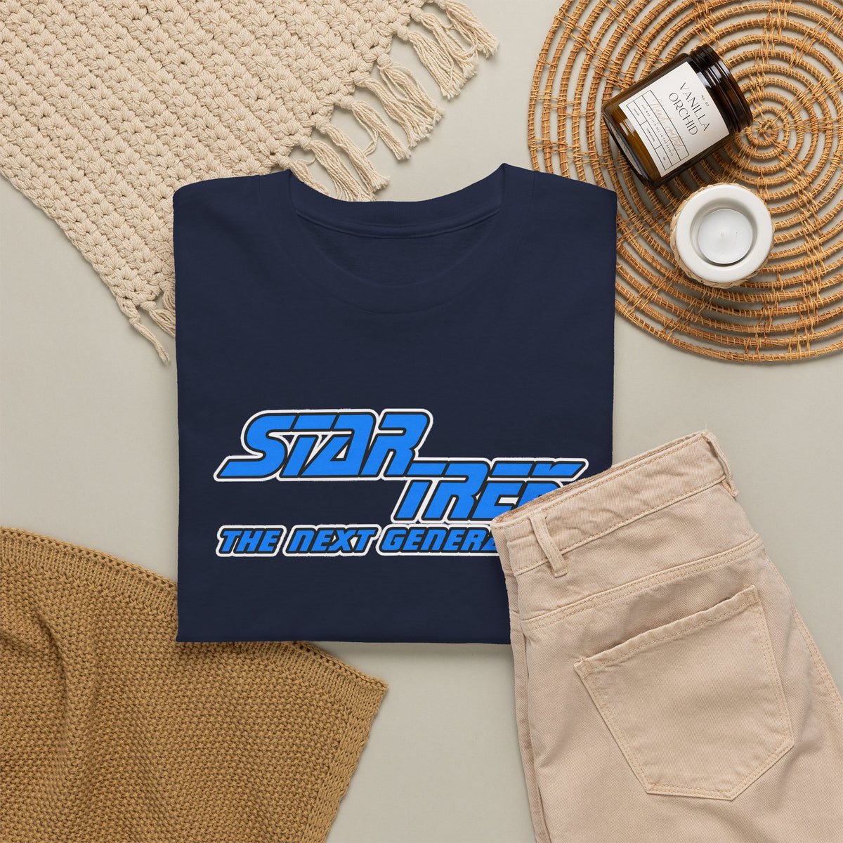 Star Trek: The Next Generation Logo Cotton T-Shirt